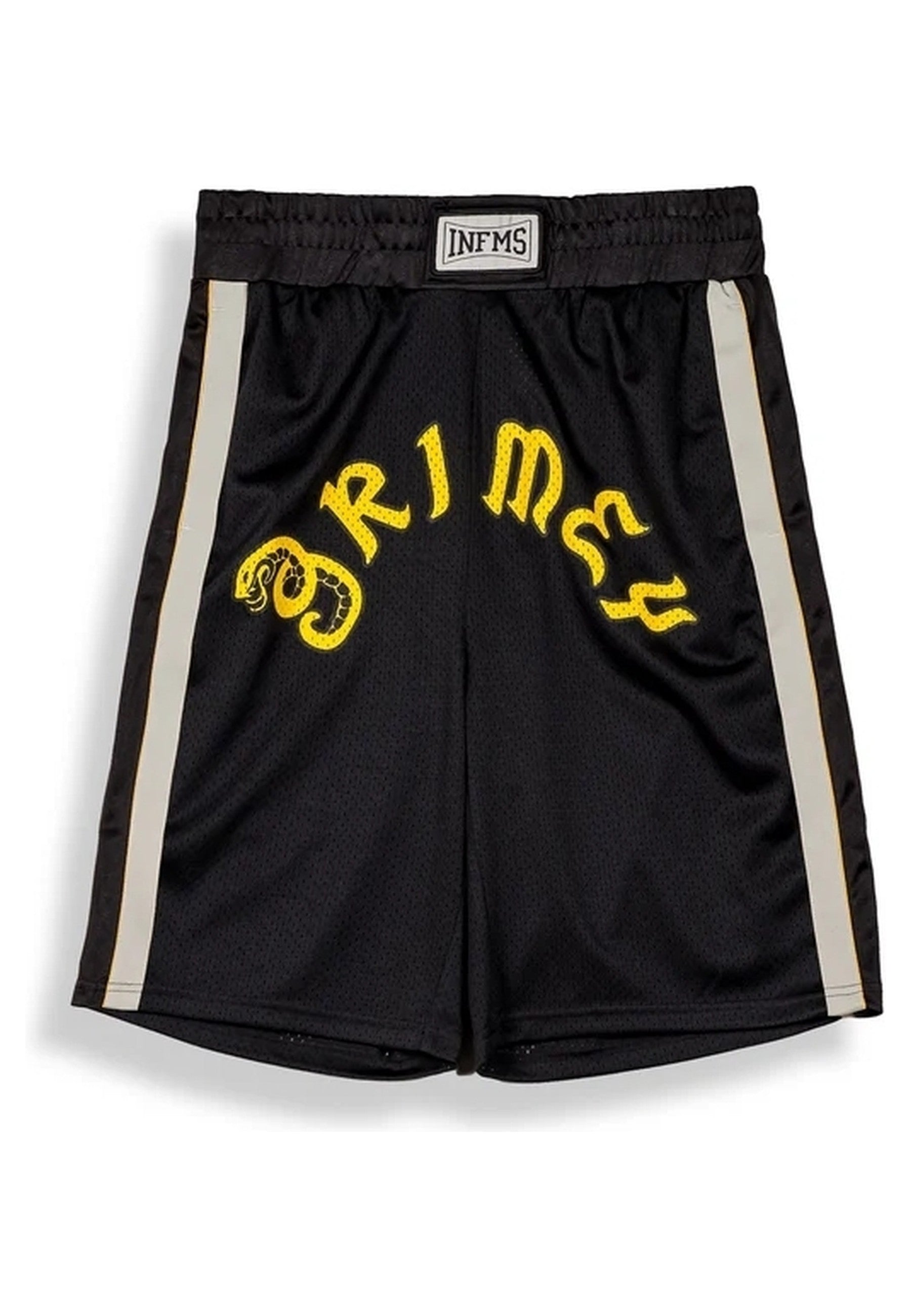 BERMUDA GRIMEY NEGRA DROPPIN SCIENCE BAGGY MESH SHORT BLACK