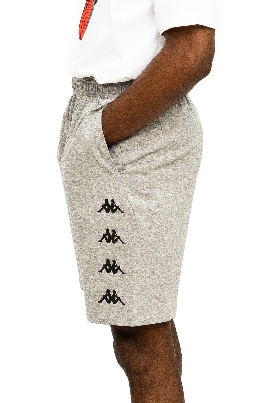 BERMUDA KAPPA GRIS KORTIMERY JERSEY SHORT - AREA ZERO