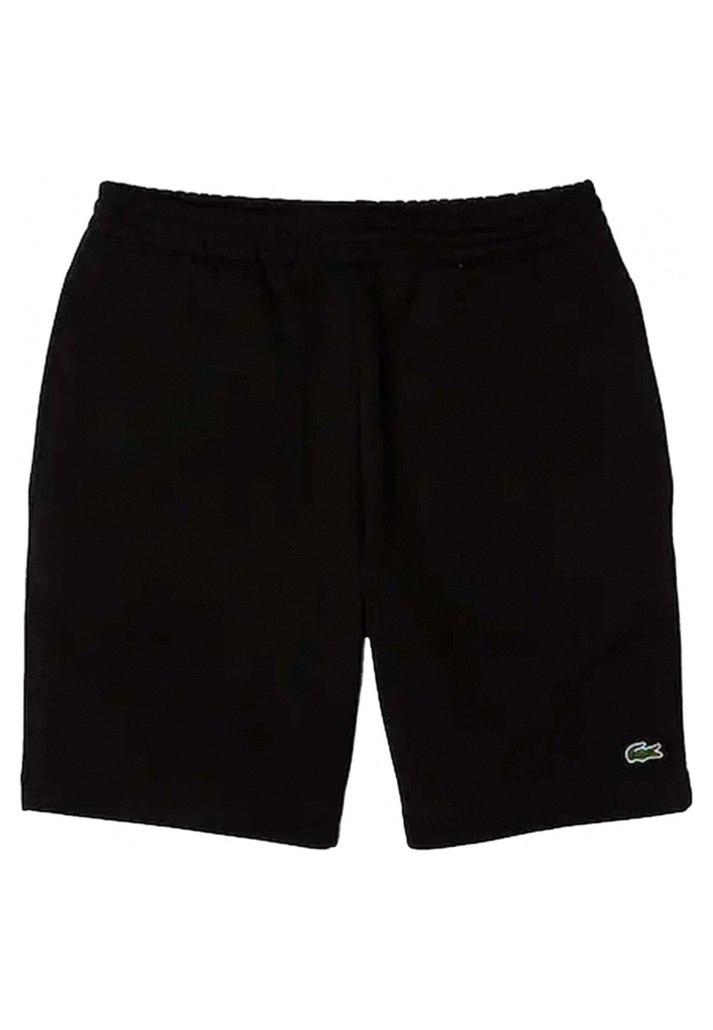 BERMUDA LACOSTE NEGRA ESSENTIAL LOGO SHORT - AREA ZERO