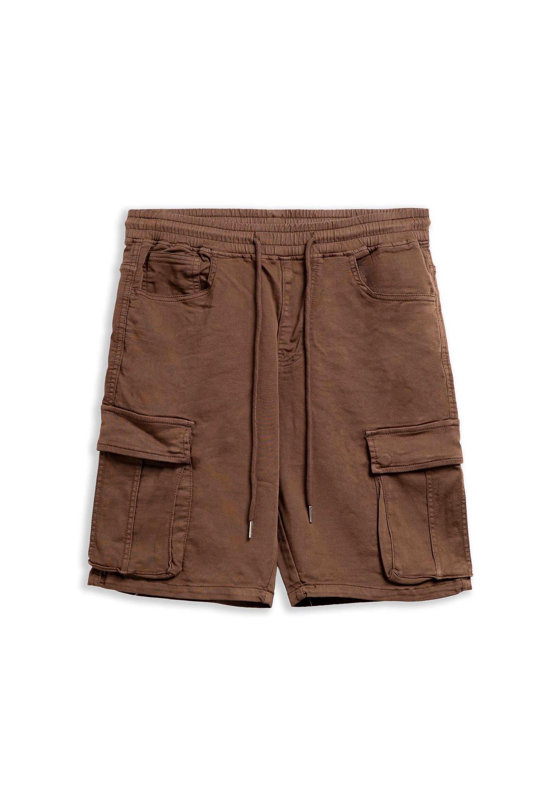 BERMUDA MARRON SIDE POCKETS WAIST BAND SHORT