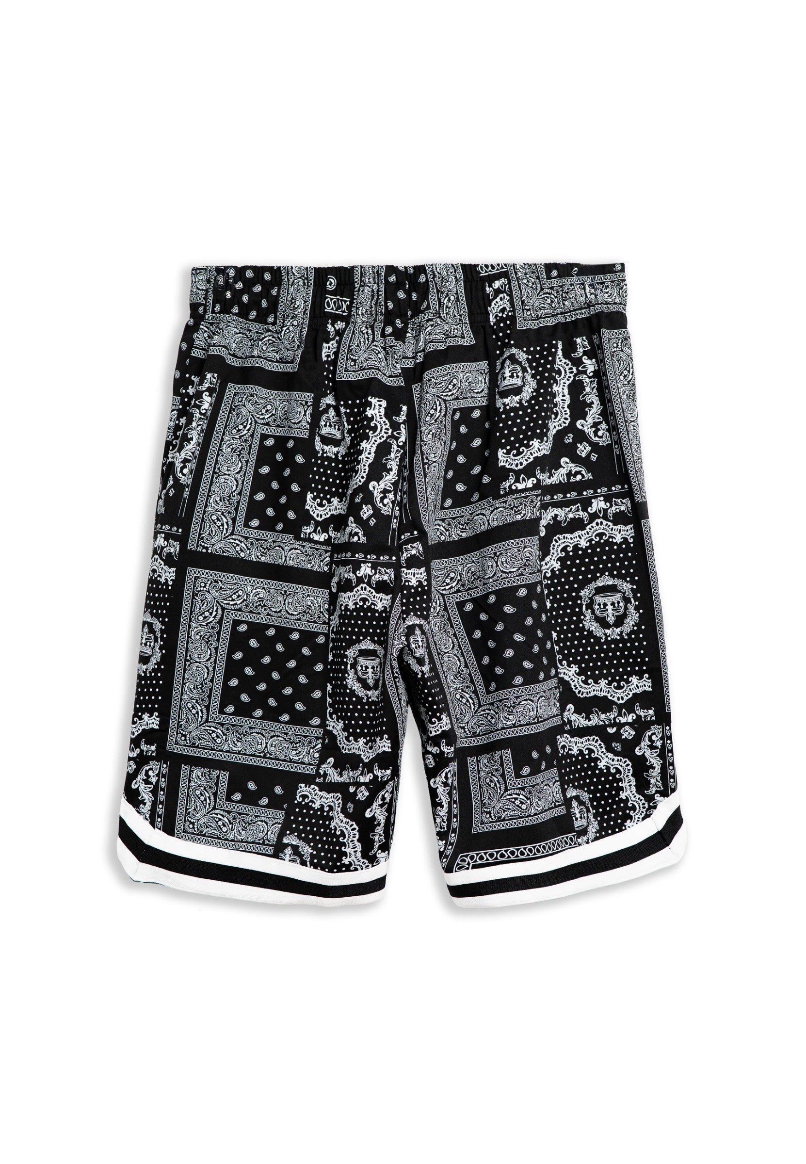 BERMUDA NEGRA BANDANA PAISLEY SHORT