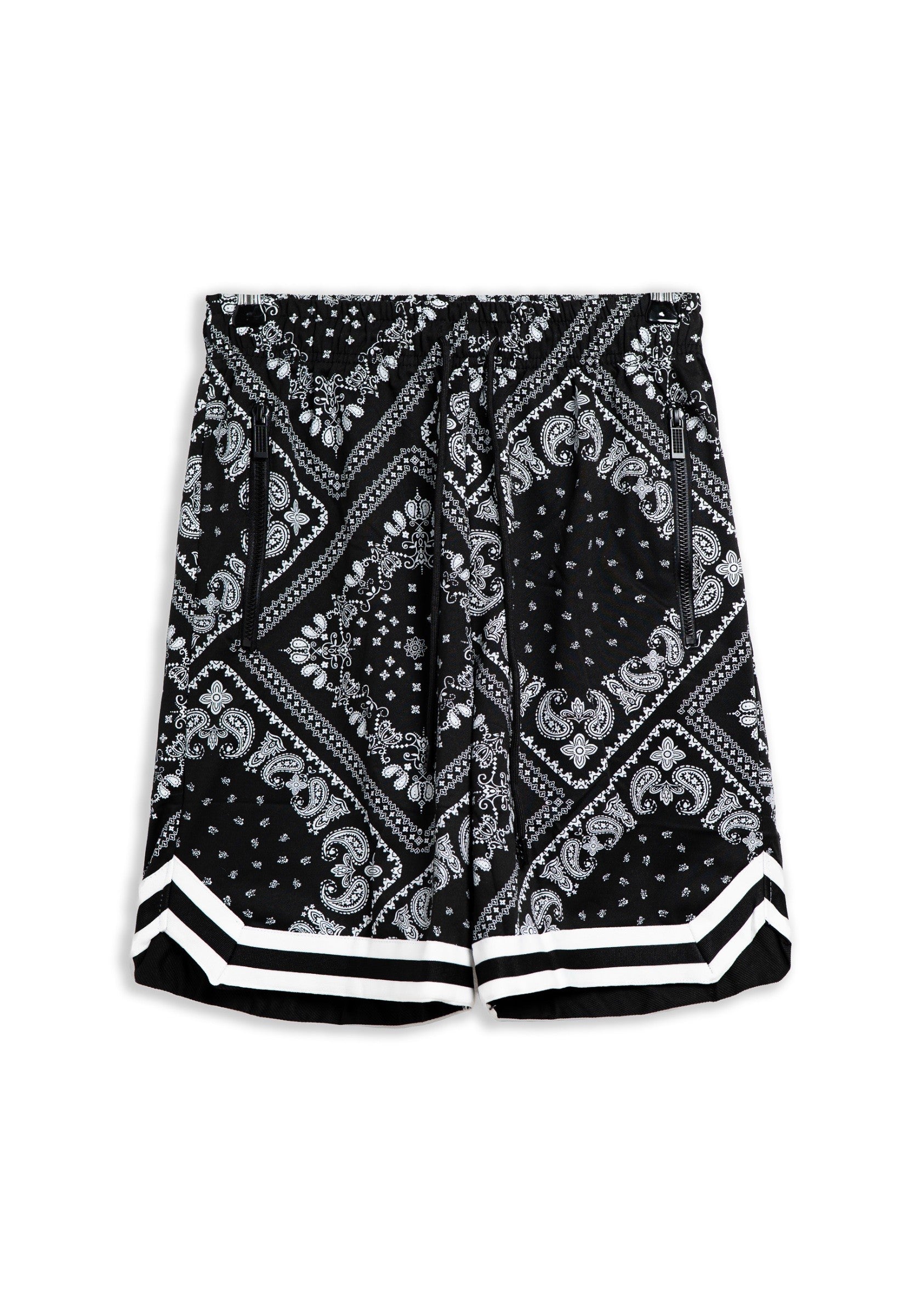 BERMUDA NEGRA POLY BANDANA SHORT