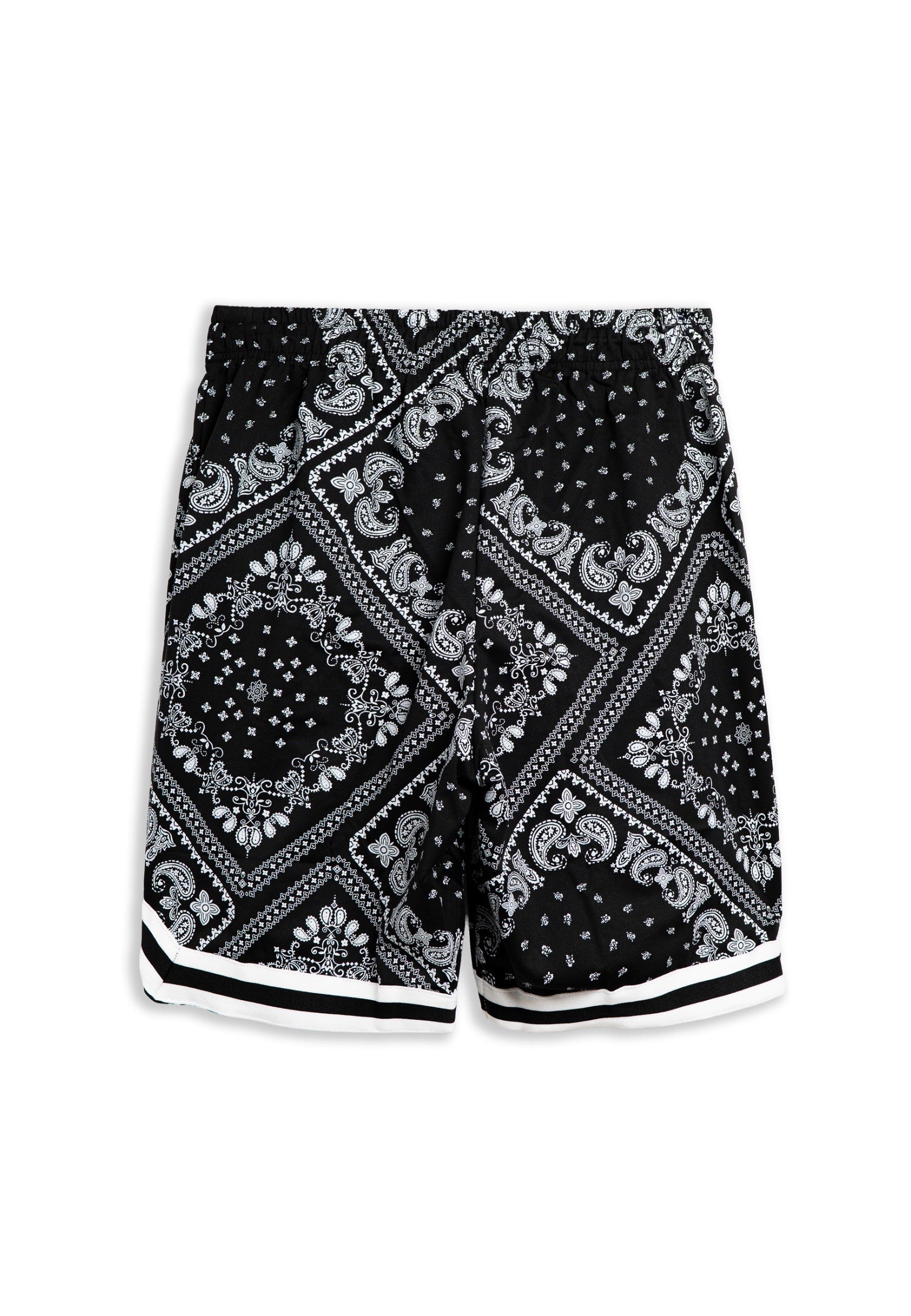 BERMUDA NEGRA POLY BANDANA SHORT