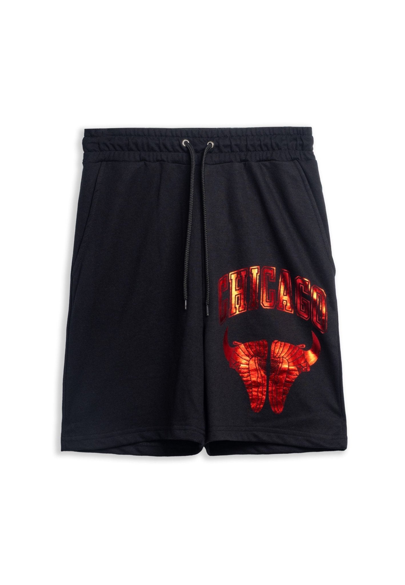 BERMUDA NEGRA REDDED SNEAKERS FOIL LOGO SHORT - AREA ZERO