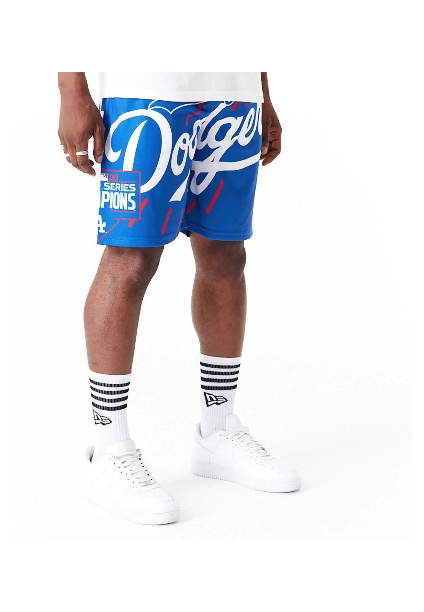BERMUDA NEW ERA ROYLA DODGERS MLB LARGE LOGO SHORT LOSDOD - AREA ZERO