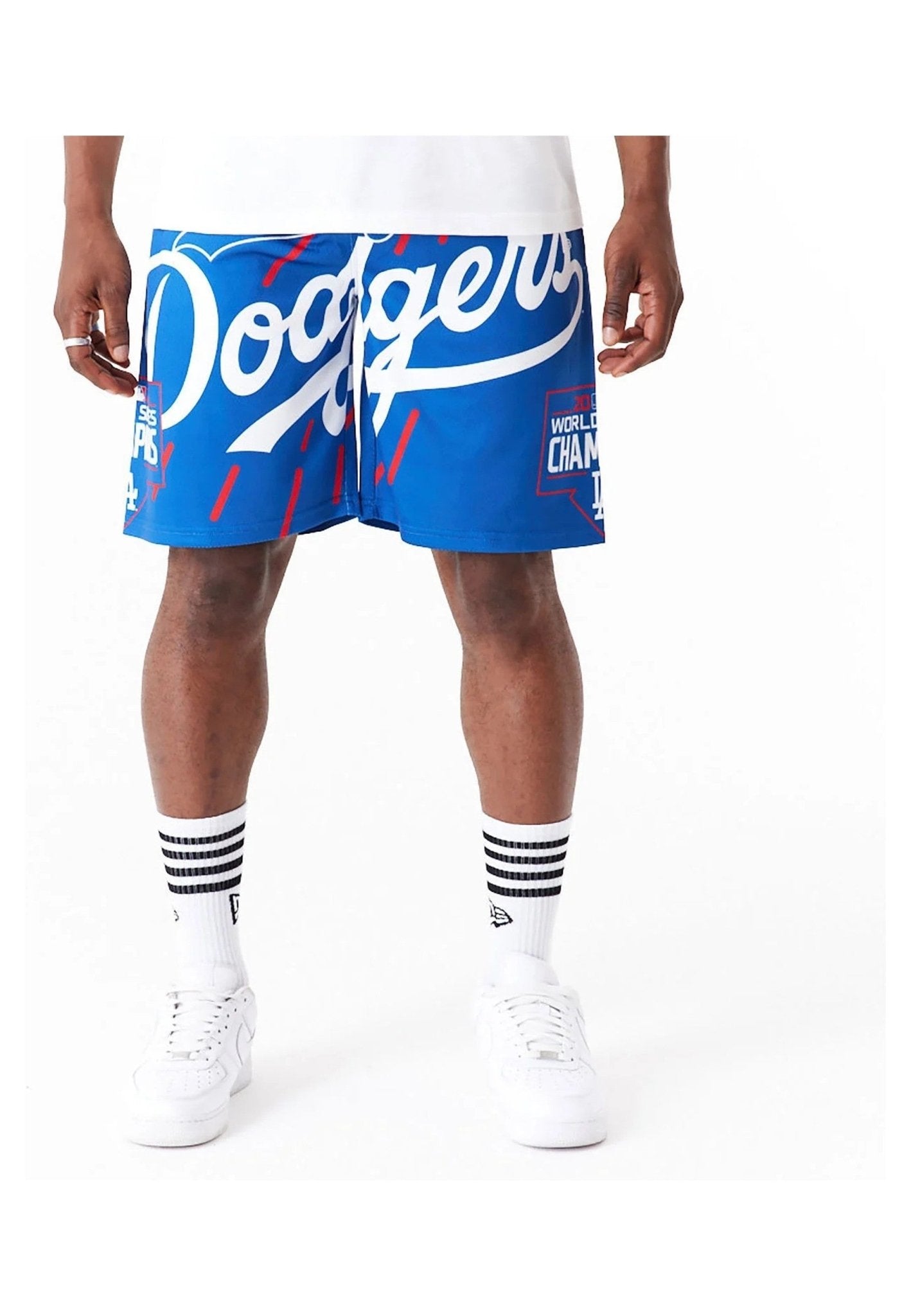 BERMUDA NEW ERA ROYLA DODGERS MLB LARGE LOGO SHORT LOSDOD - AREA ZERO