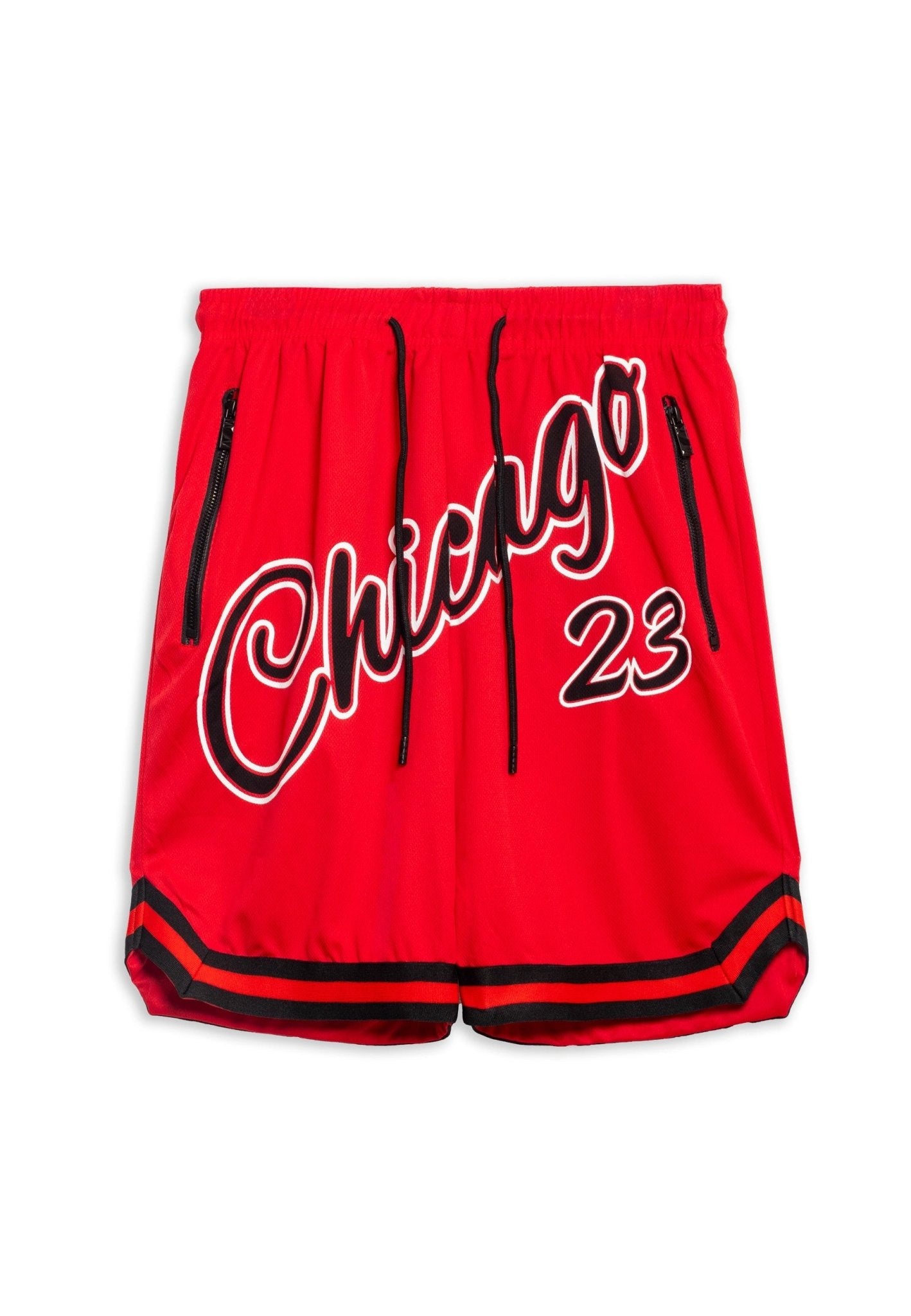 BERMUDA ROJA CHICAGO 23 FRONT LOGO PANT - AREA ZERO