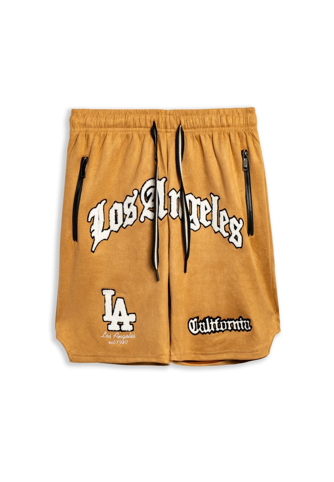 BERMUDA TOSTADO CALIFORNIA TOWEL LOGO SHORT - AREA ZERO