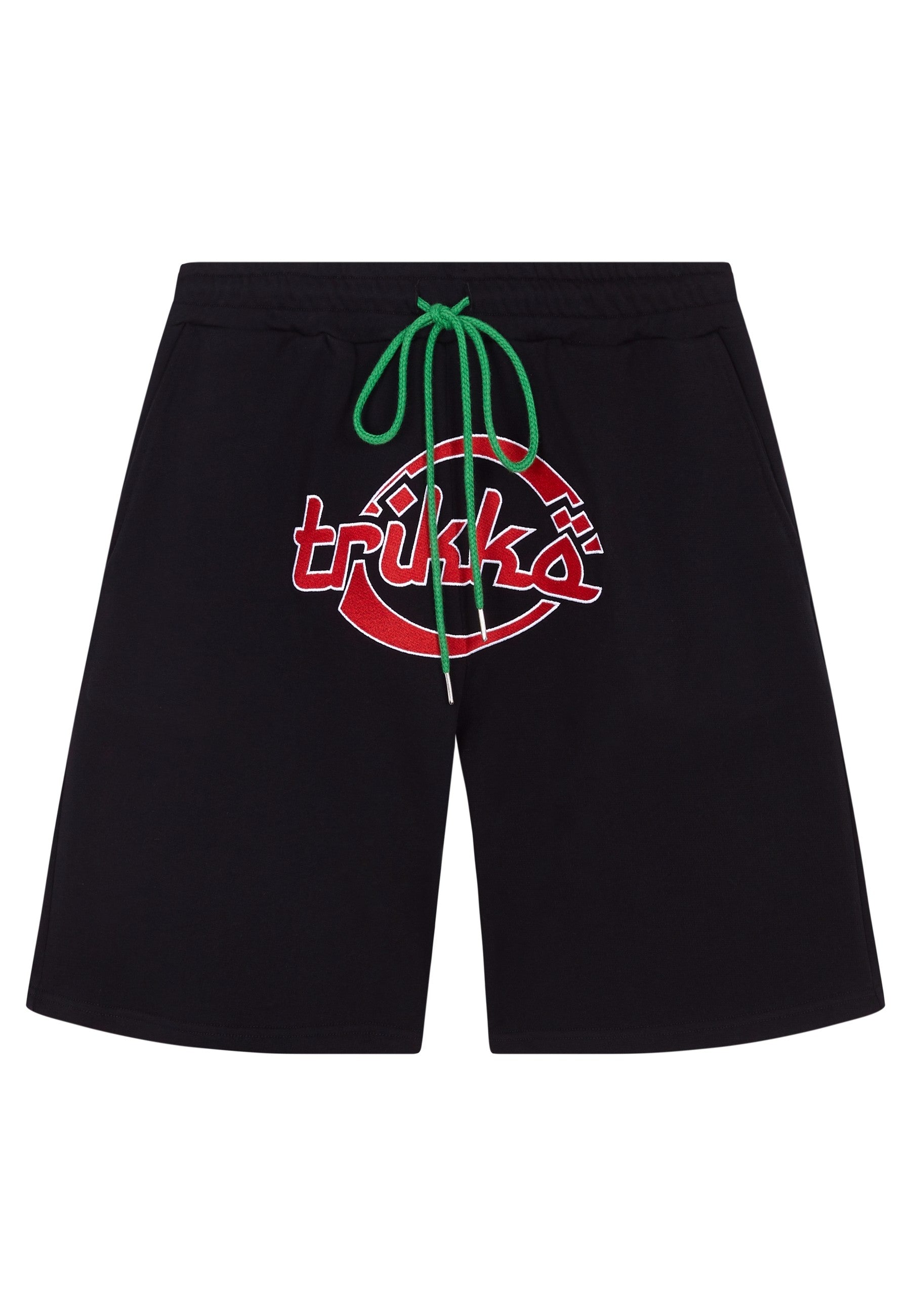 BERMUDA TRIKKO NEGRA ARABIC OVAL SHORT