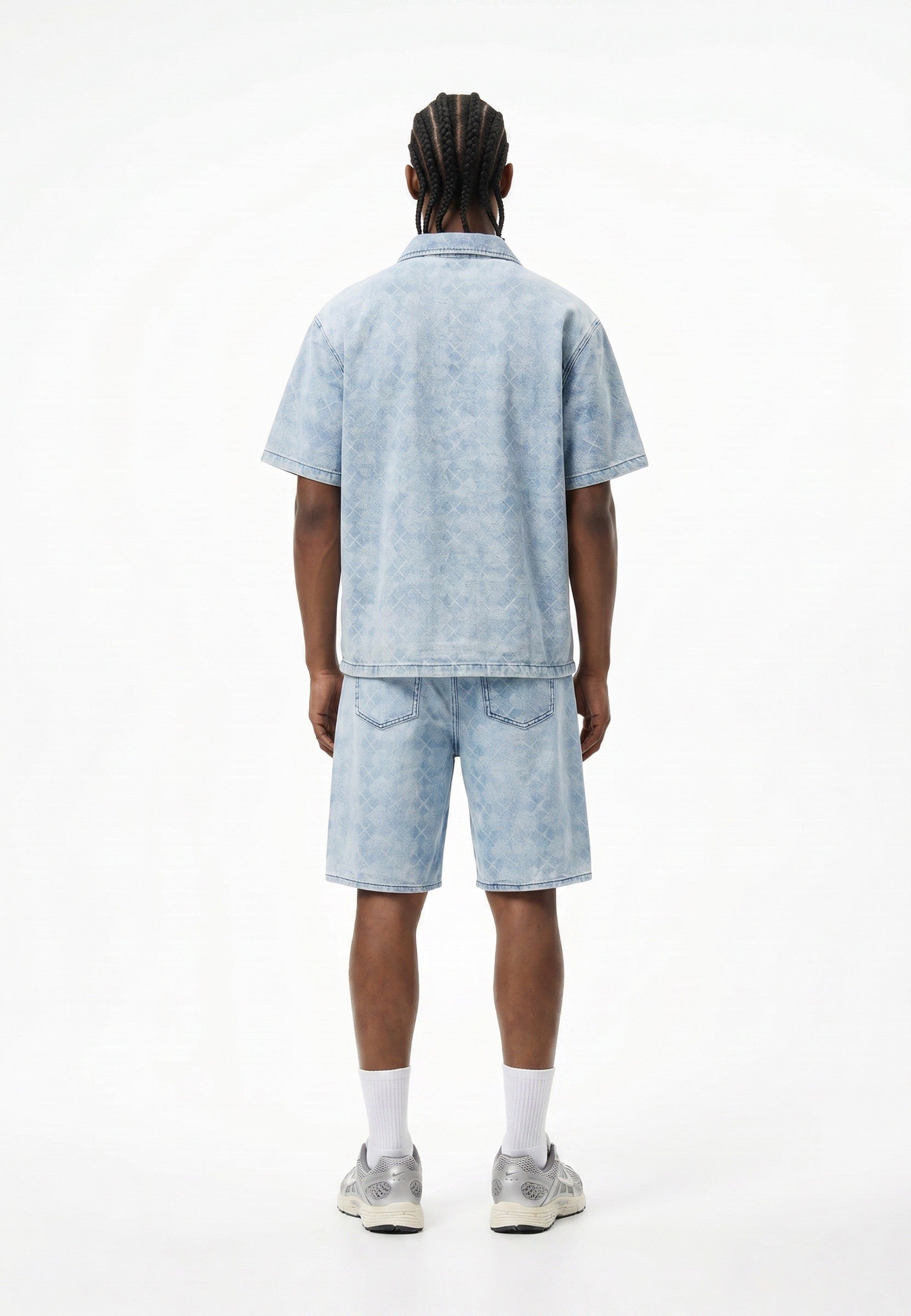BERMUDA VAQUERA DEMIN METAL MESH SHORT
