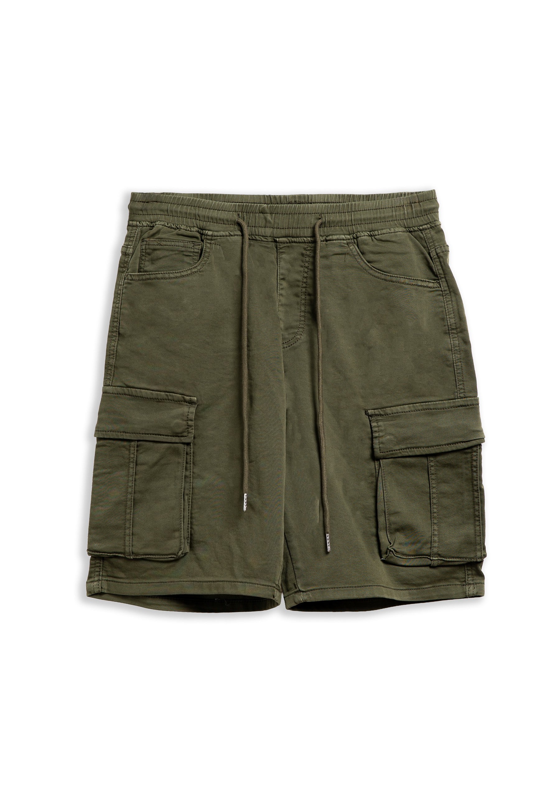 BERMUDA VERDE SIDE POCKETS WAIST BAND SHORT