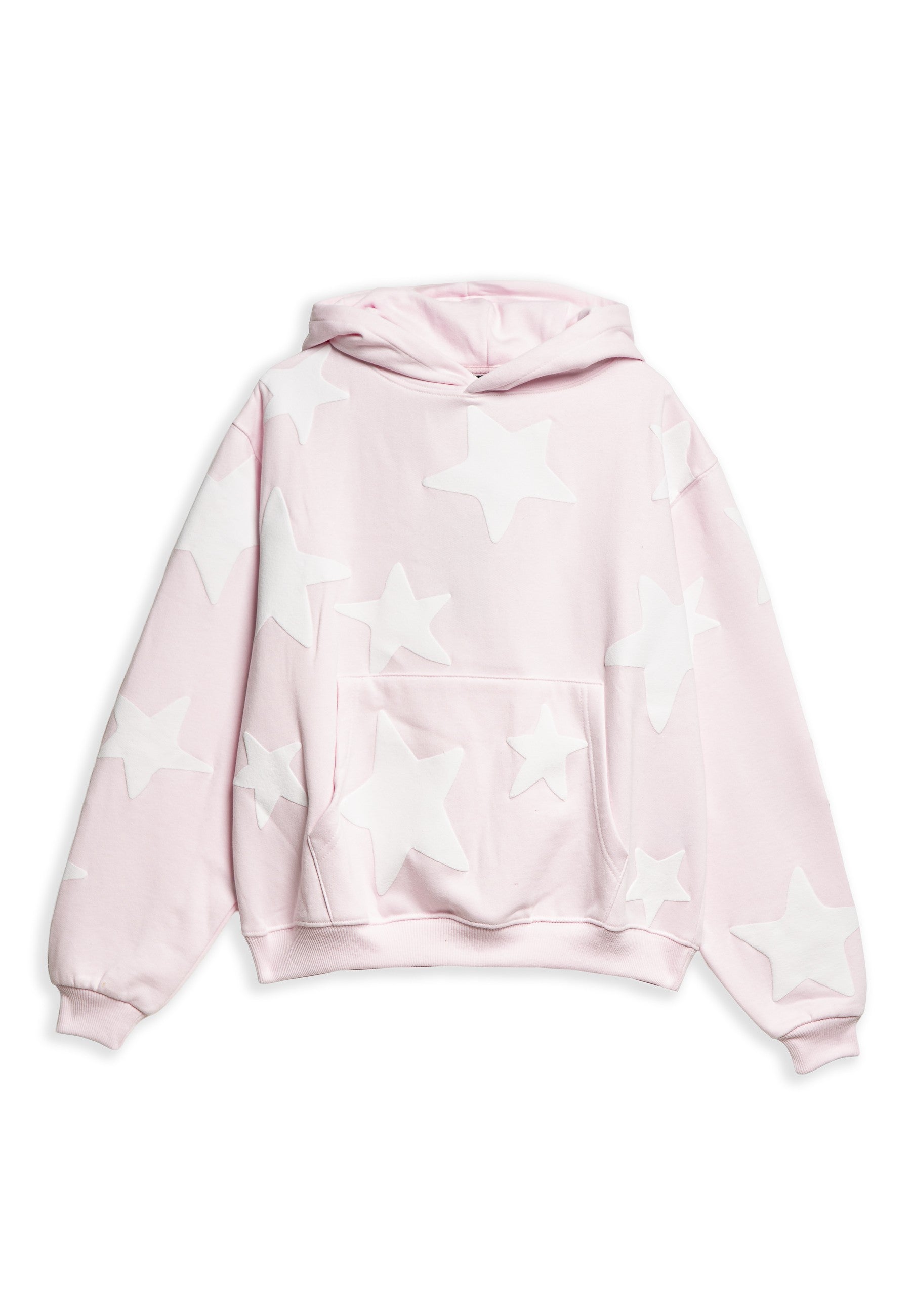 SUDADERA ROSA/BLANCA FALLING STARS HOODIE