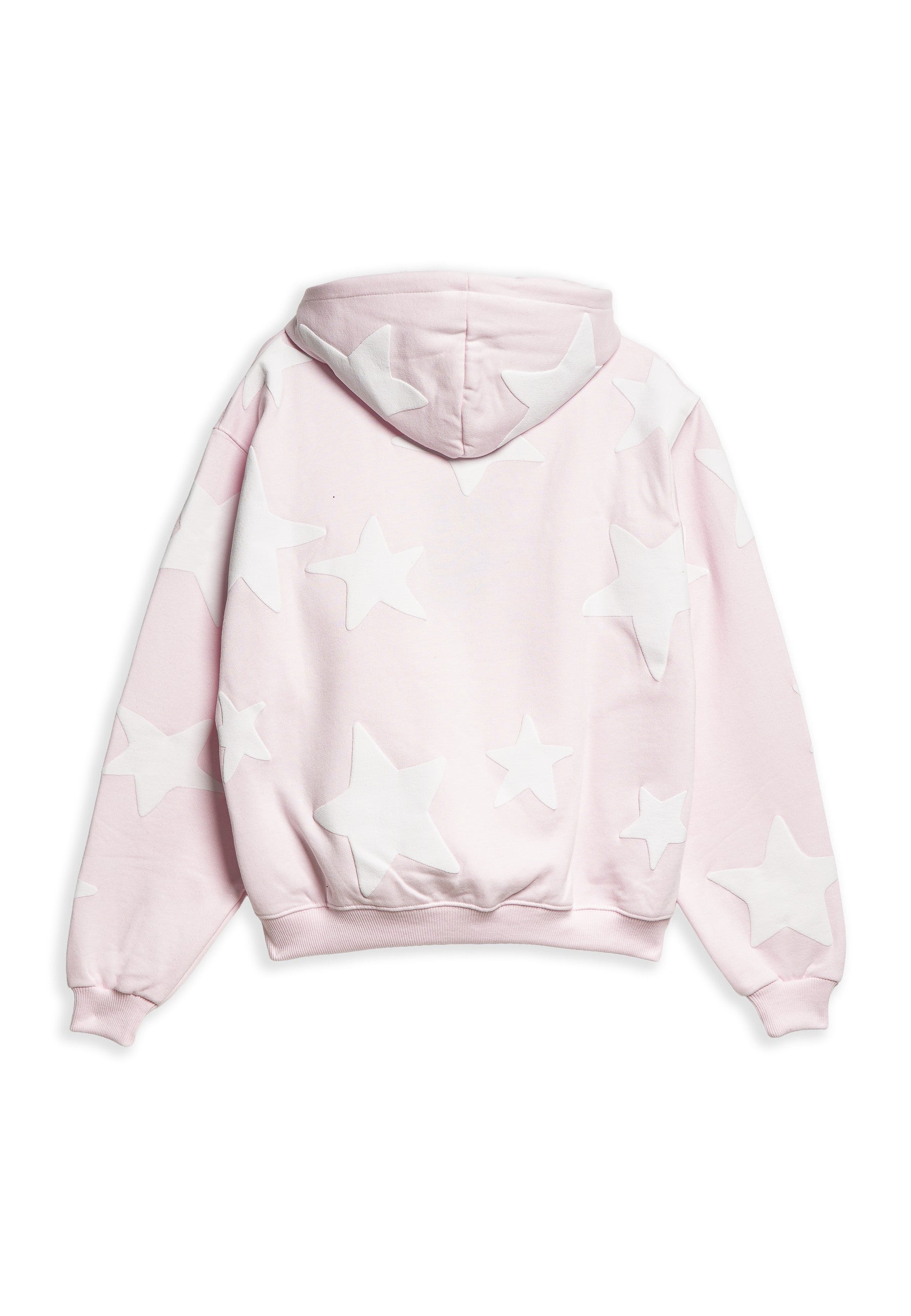 SUDADERA ROSA/BLANCA FALLING STARS HOODIE