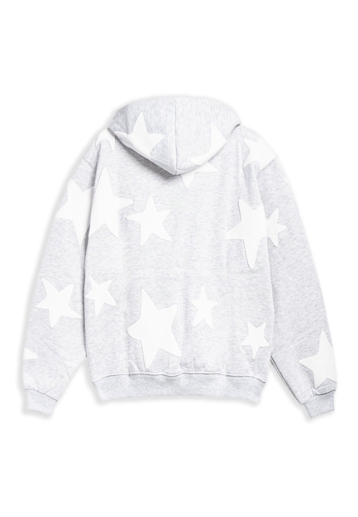 SUDADERA GRIS/BLANCA FALLING STARS HOODIE