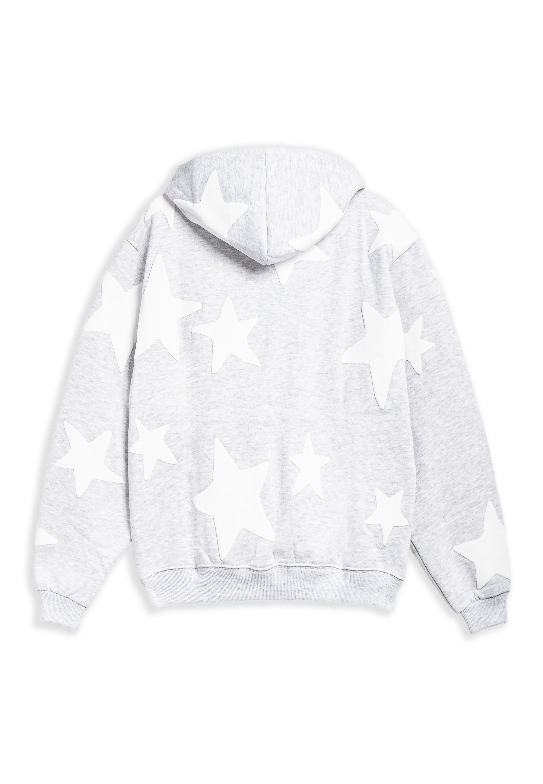 SUDADERA GRIS/BLANCA FALLING STARS HOODIE