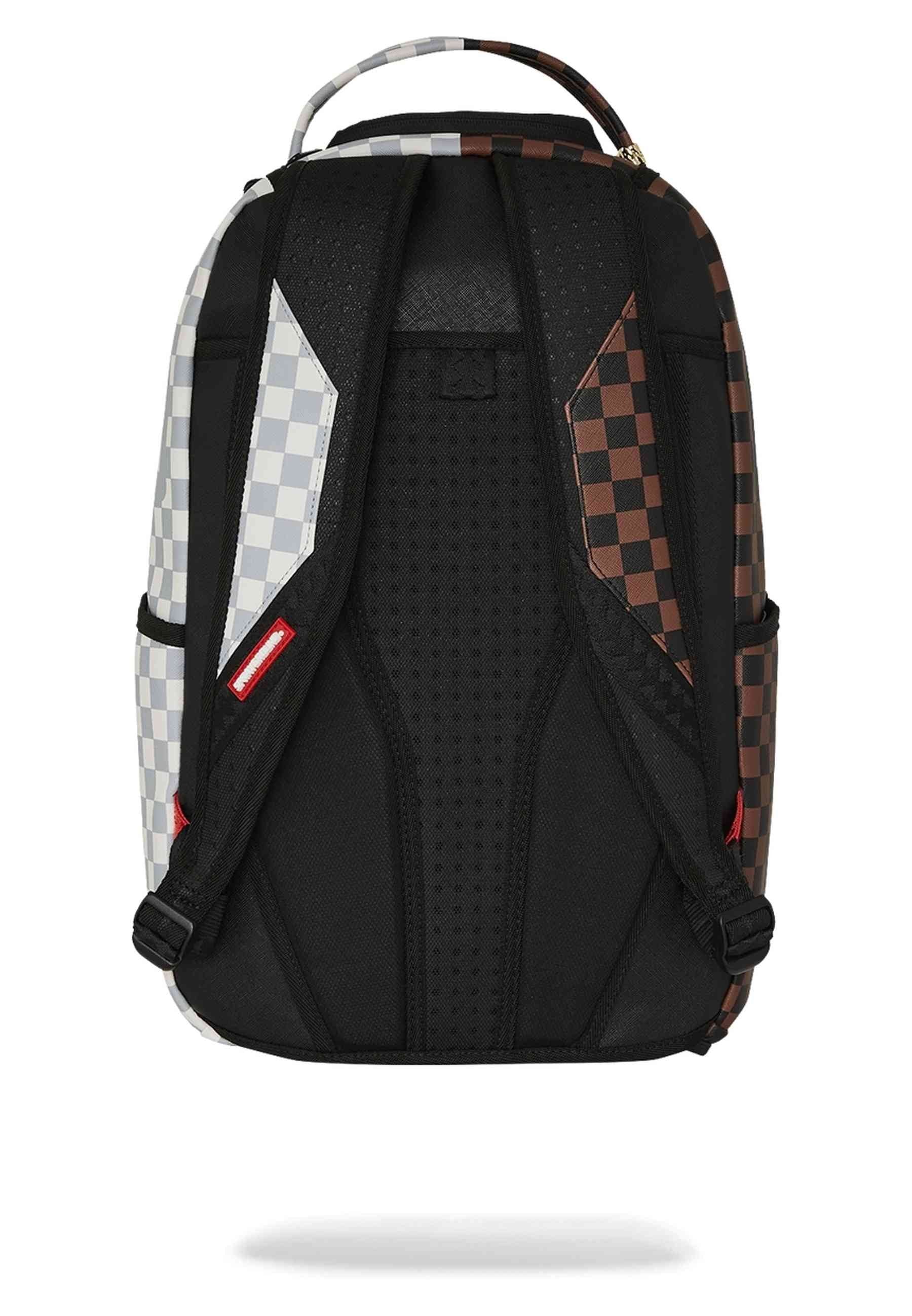 MOCHILA SPRAYGROUND MARRON/BLANCA SPLIT ROSE SHARK IN PARIS BACKPACK