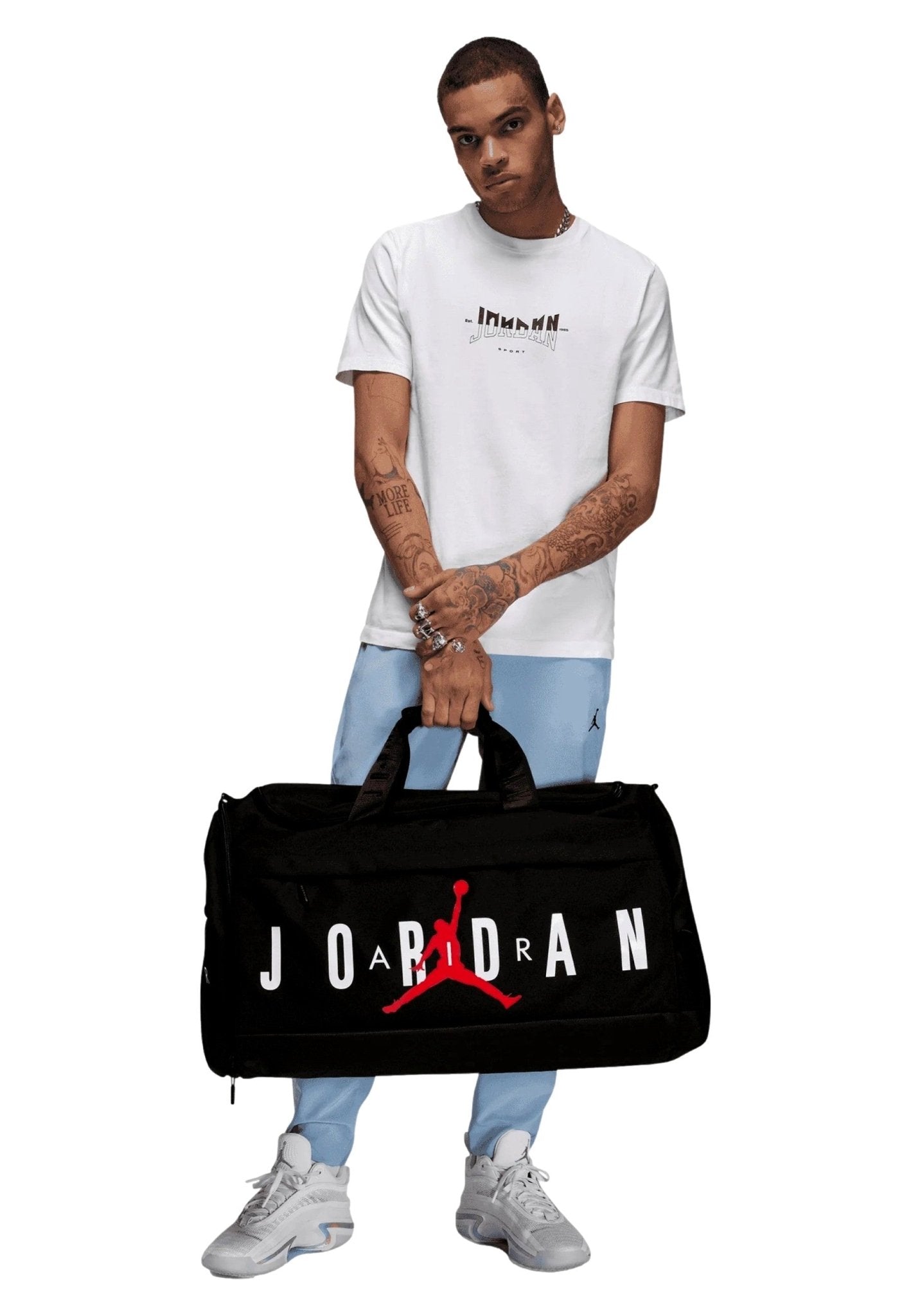 BOLSA DE DEPORTE JORDAN NEGRA SMALL JAM VELOCITY DUFFLE BAG - AREA ZERO