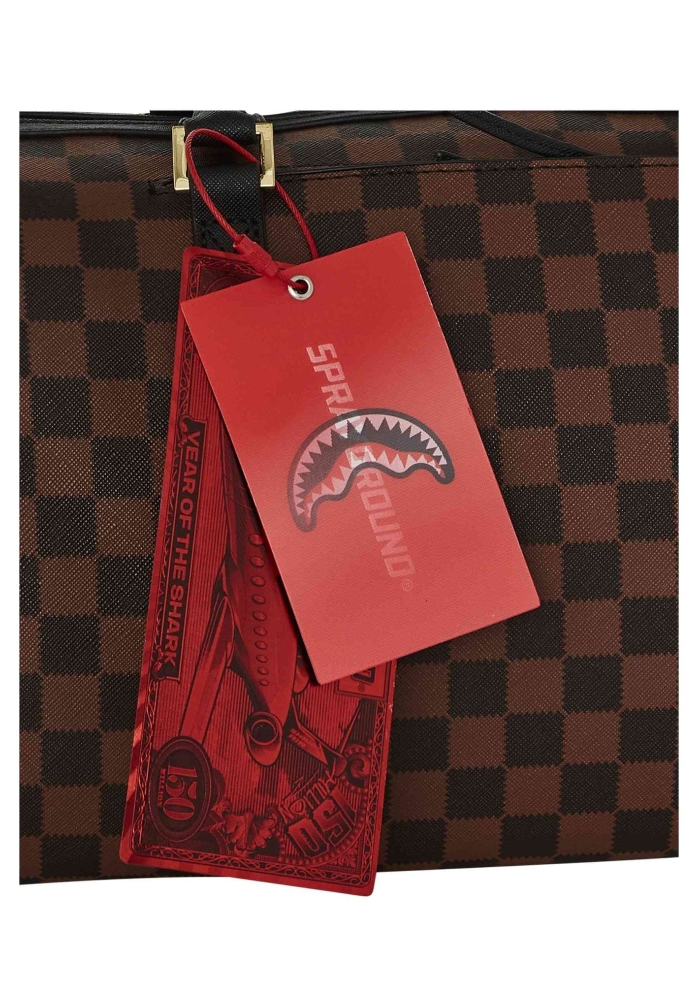 BOLSA DE DEPORTE SPRAYGROUND MARRON SAWTOOTH SHARKS IN PARIS MINI DUFFLE - AREA ZERO