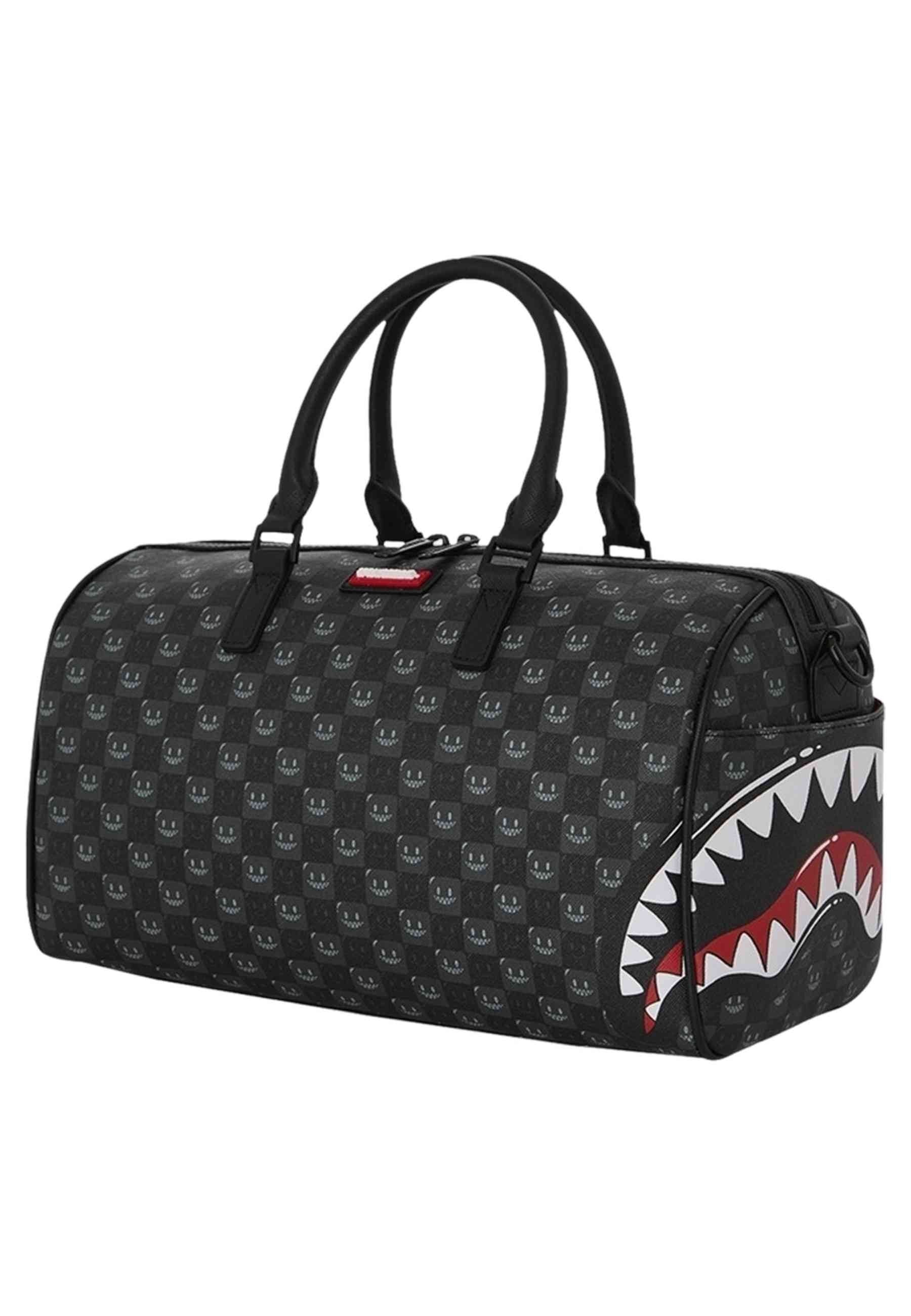 BOLSA DE DEPORTE SPRAYGROUND NEGRA SHARK IN PARIS WTF BUBBLY BKACL CHECK DUFFLE