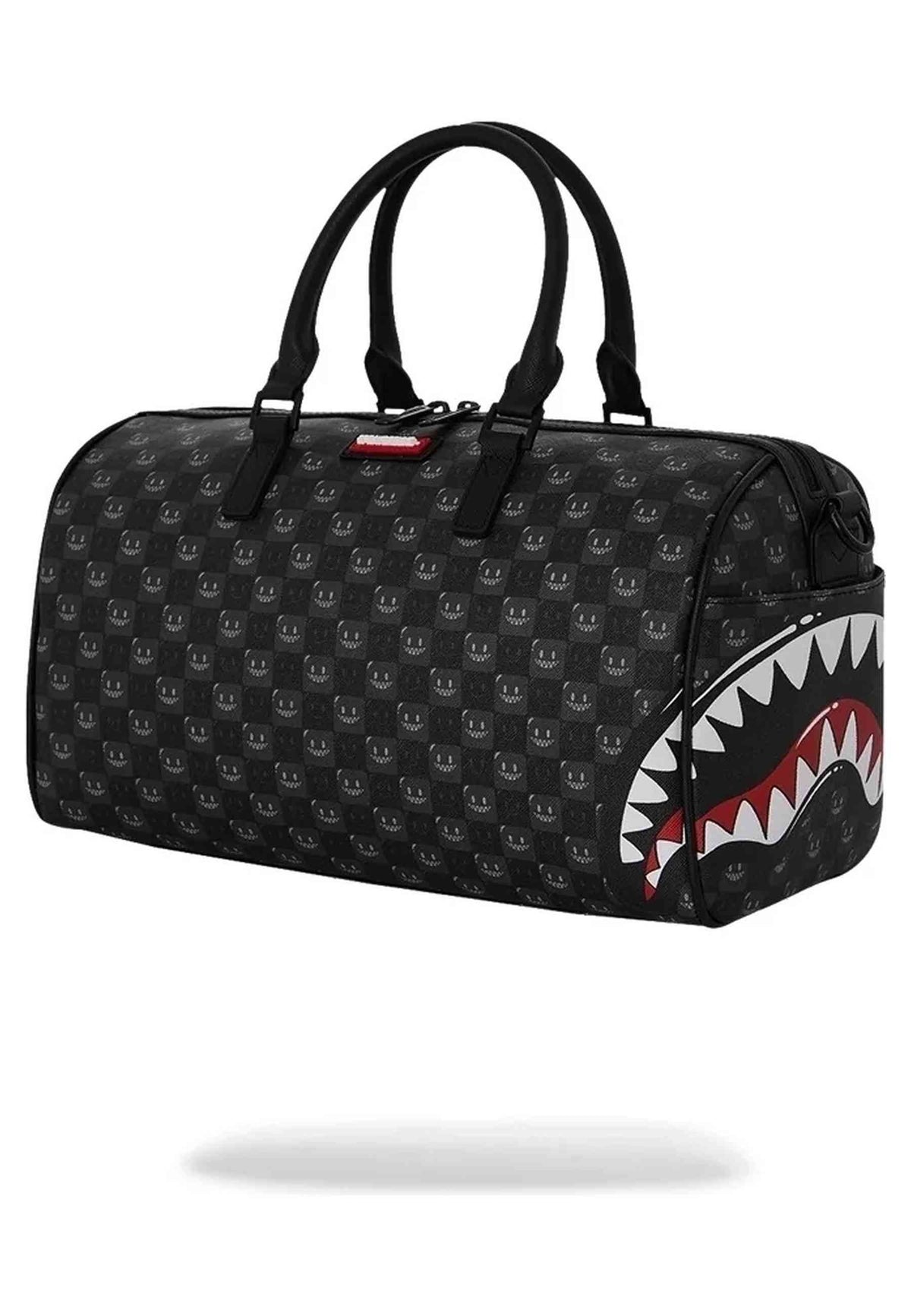BOLSA DE DEPORTE SPRAYGROUND NEGRA SHARKS IN PARIS WTF BUBBLY BLACK CHECK MINI