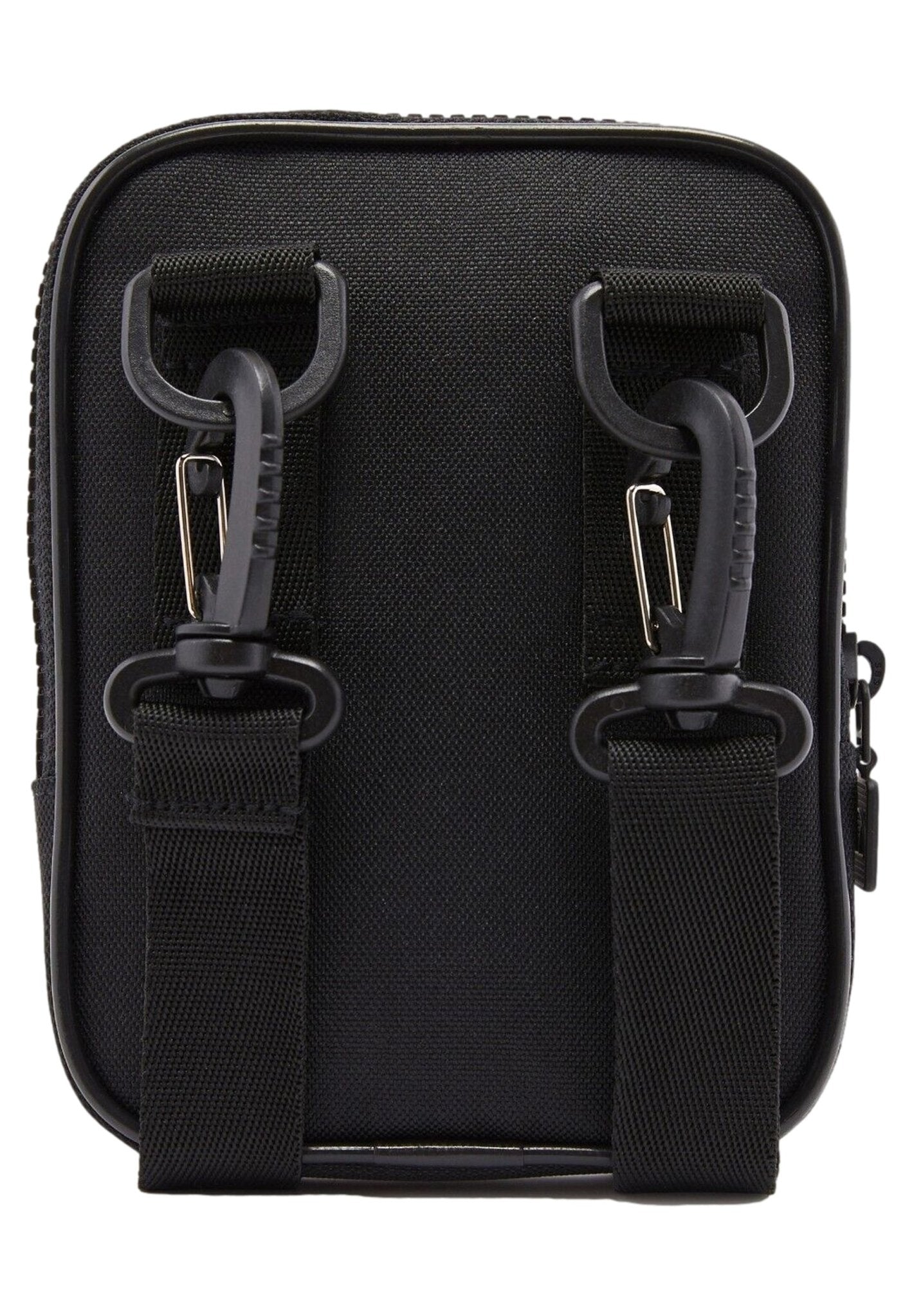 BOLSO ELLESE NEGRO PEQUEÑO LOGO ESTAMPADO CREMALLERAS - AREA ZERO