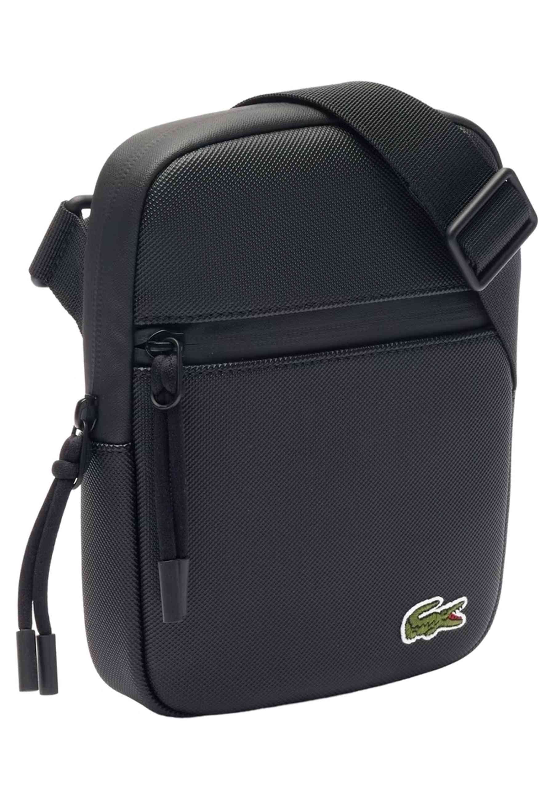 BOLSO LACOSTE LCST SLIMLINE MESSENGER BAG NEGRO