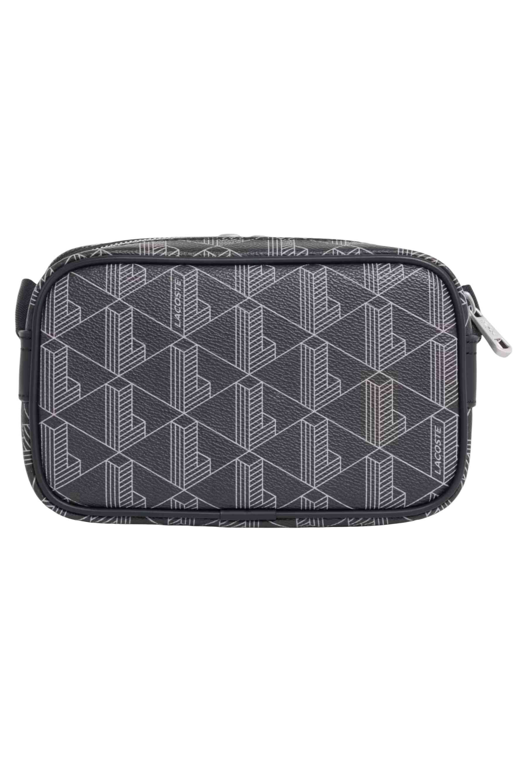 BOLSO LACOSTE MONOGRAM THE BLEND CAMERA BAG NEGRO