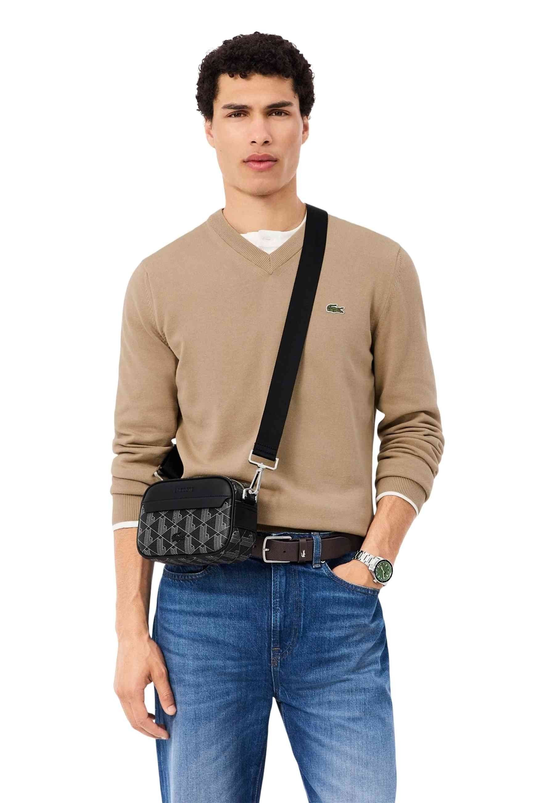 BOLSO LACOSTE MONOGRAM THE BLEND MESSENGER BAG