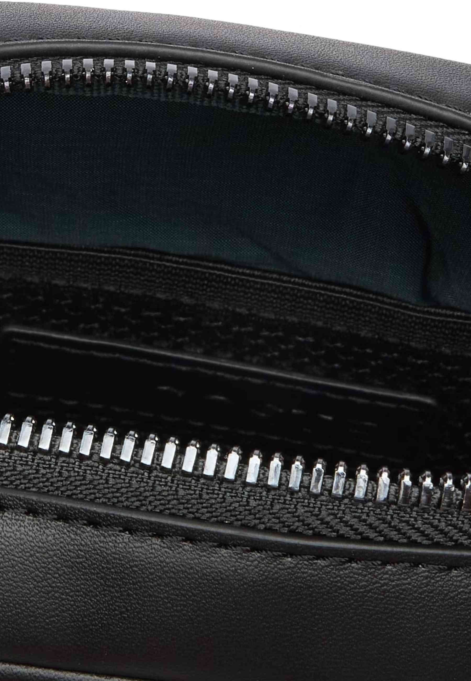 BOLSO LACOSTE NEGRO MONOGRAM MESSENGER BAG