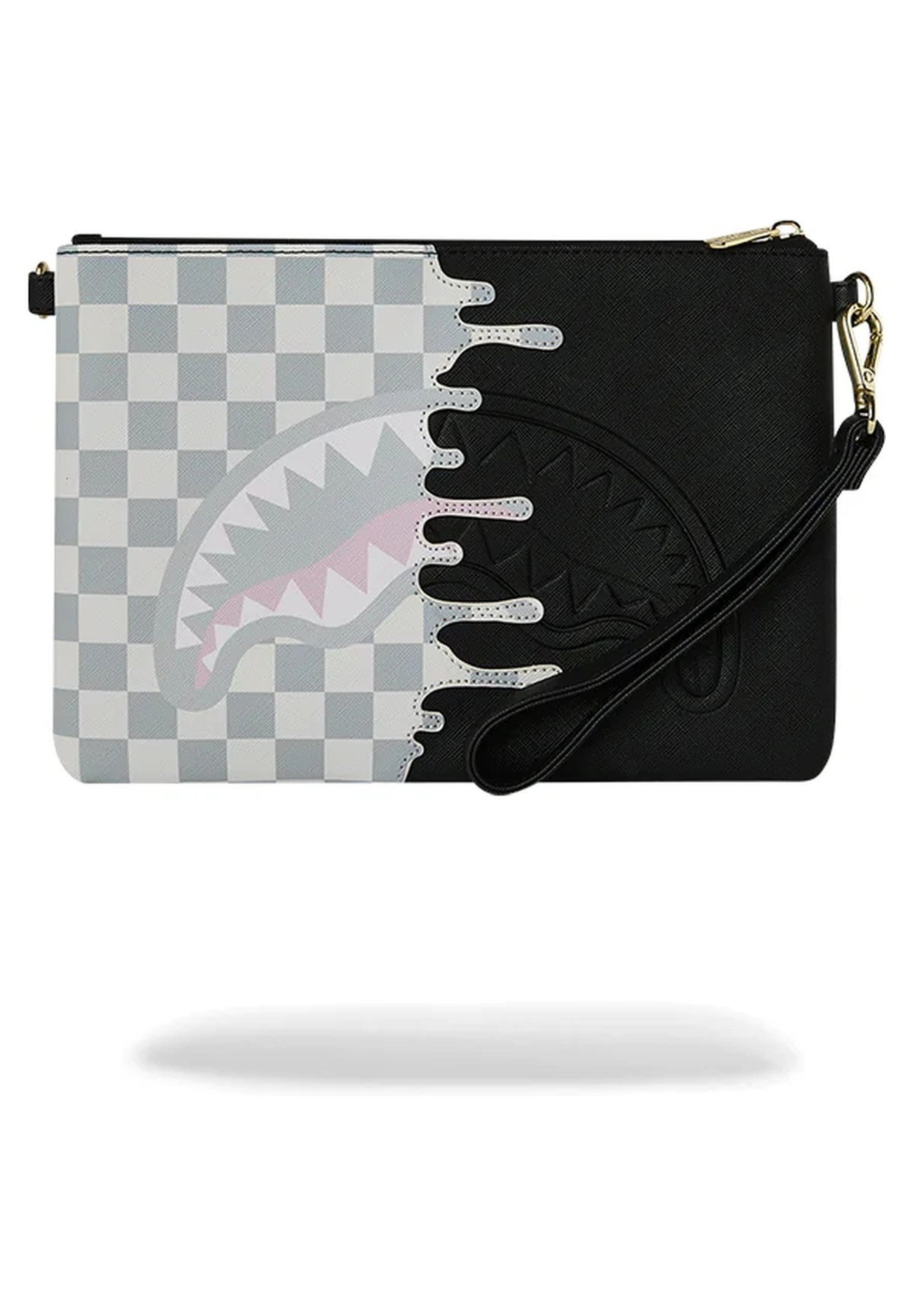 BOLSO SPRAYGROUND CREAM CHACK SIDE DRIP CROSSOVER CLUTCH