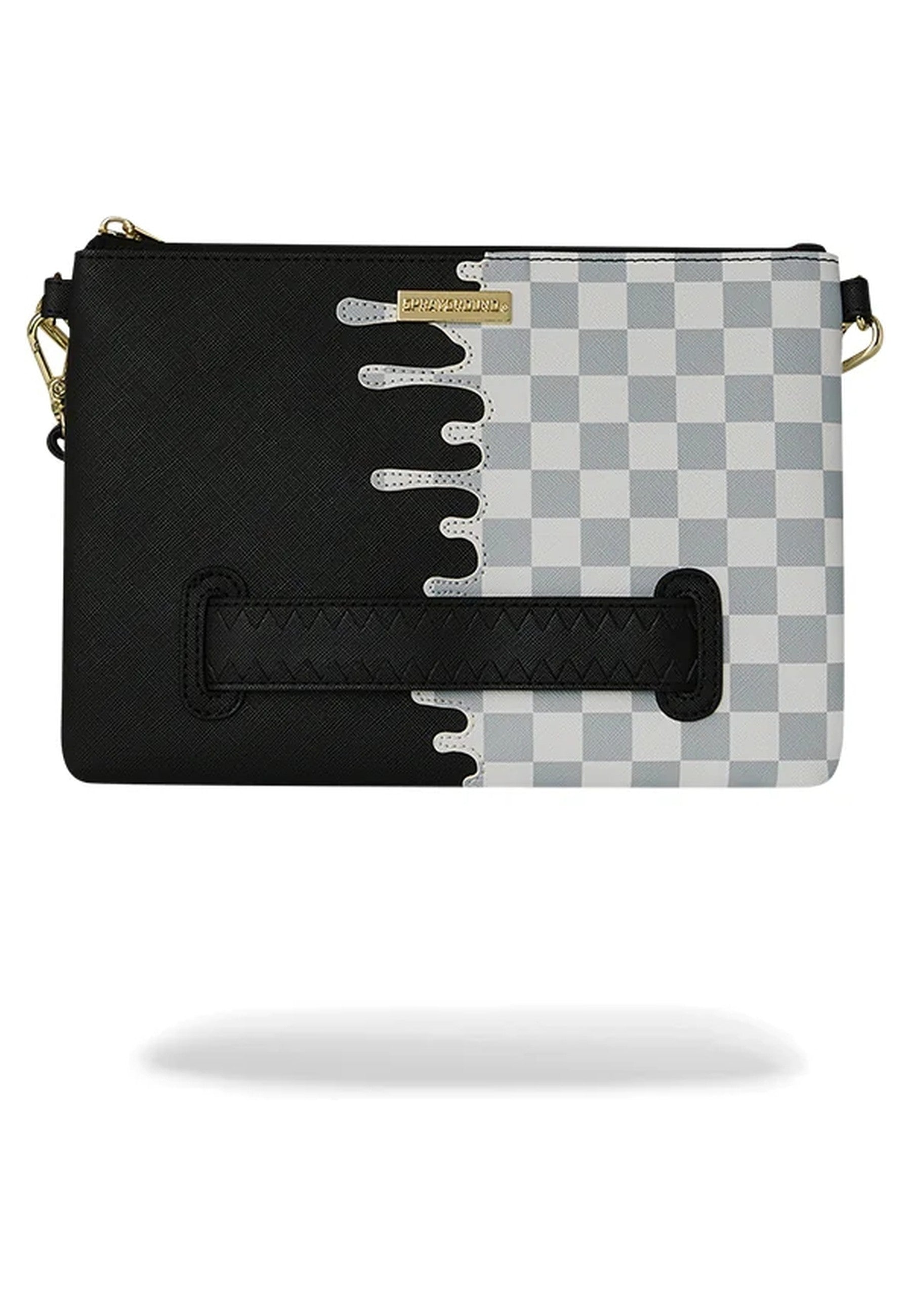 BOLSO SPRAYGROUND CREAM CHACK SIDE DRIP CROSSOVER CLUTCH