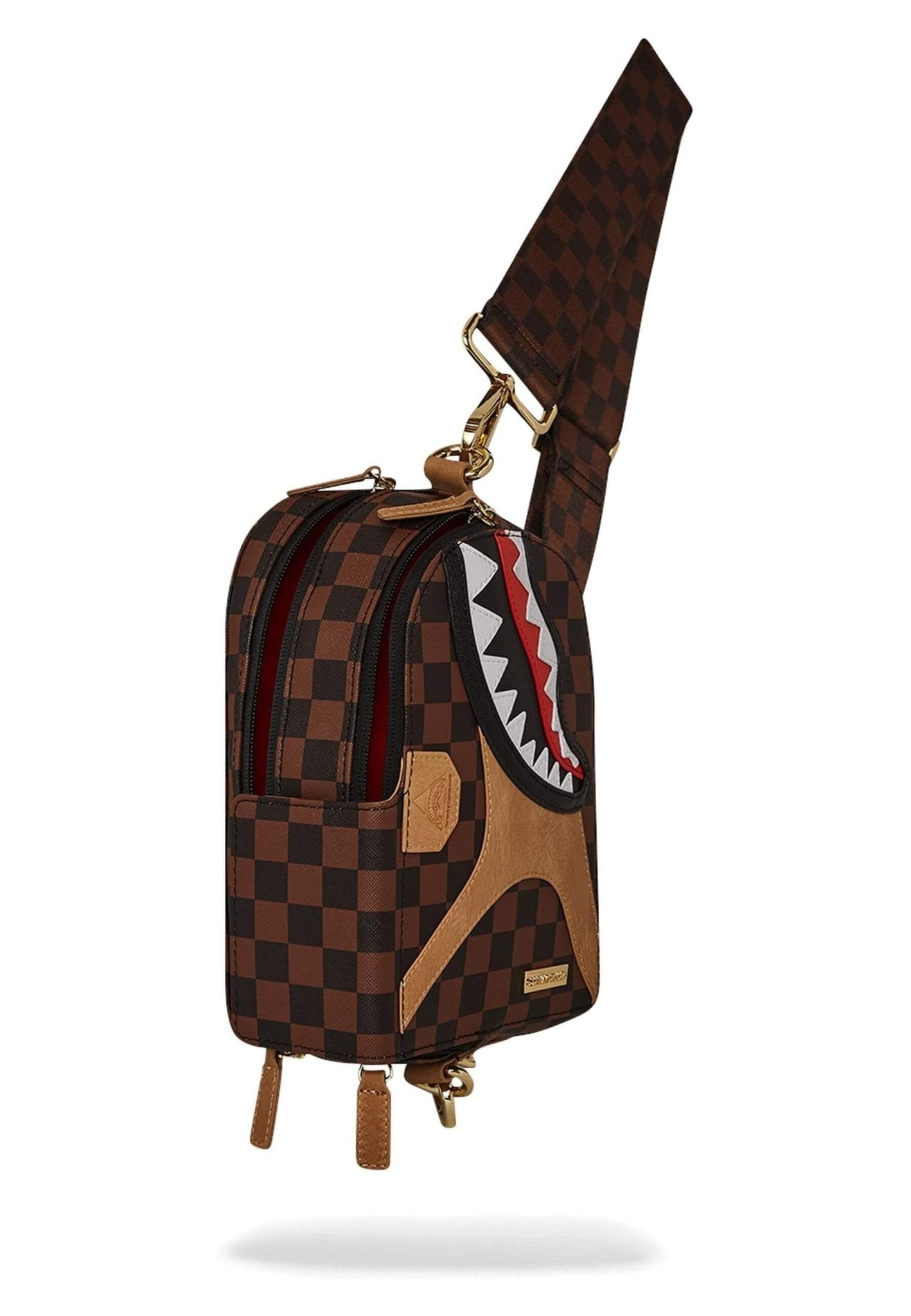 BOLSO SPRAYGROUND MARRON HENNYVILLE BACKPACK SLING - AREA ZERO