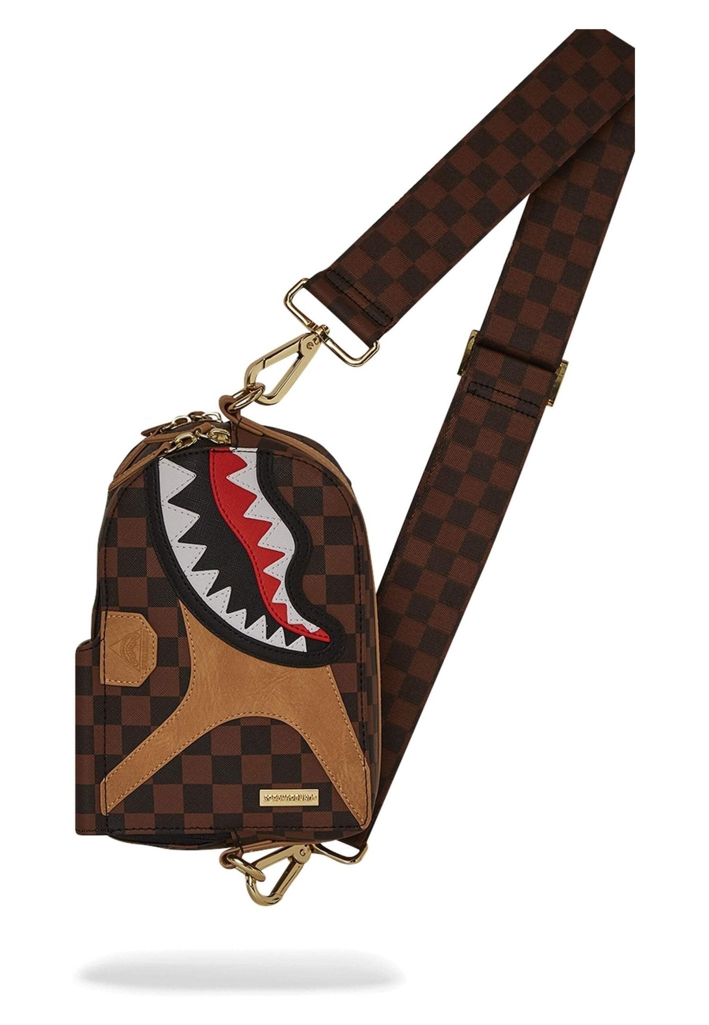 BOLSO SPRAYGROUND MARRON HENNYVILLE BACKPACK SLING - AREA ZERO