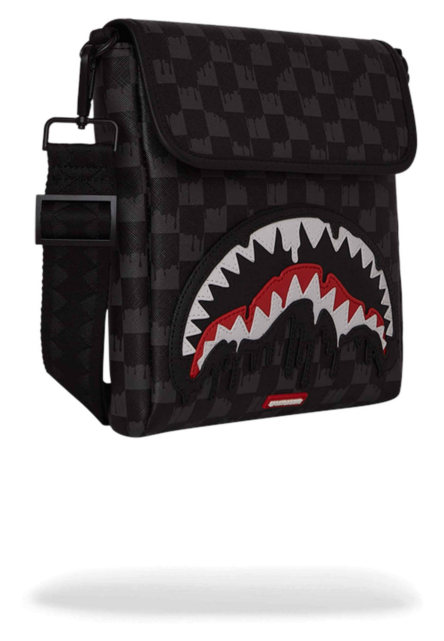 BOLSO SPRAYGROUND NEGRO DRIPPING SHARKS IN PARIS MESSENGER SLING