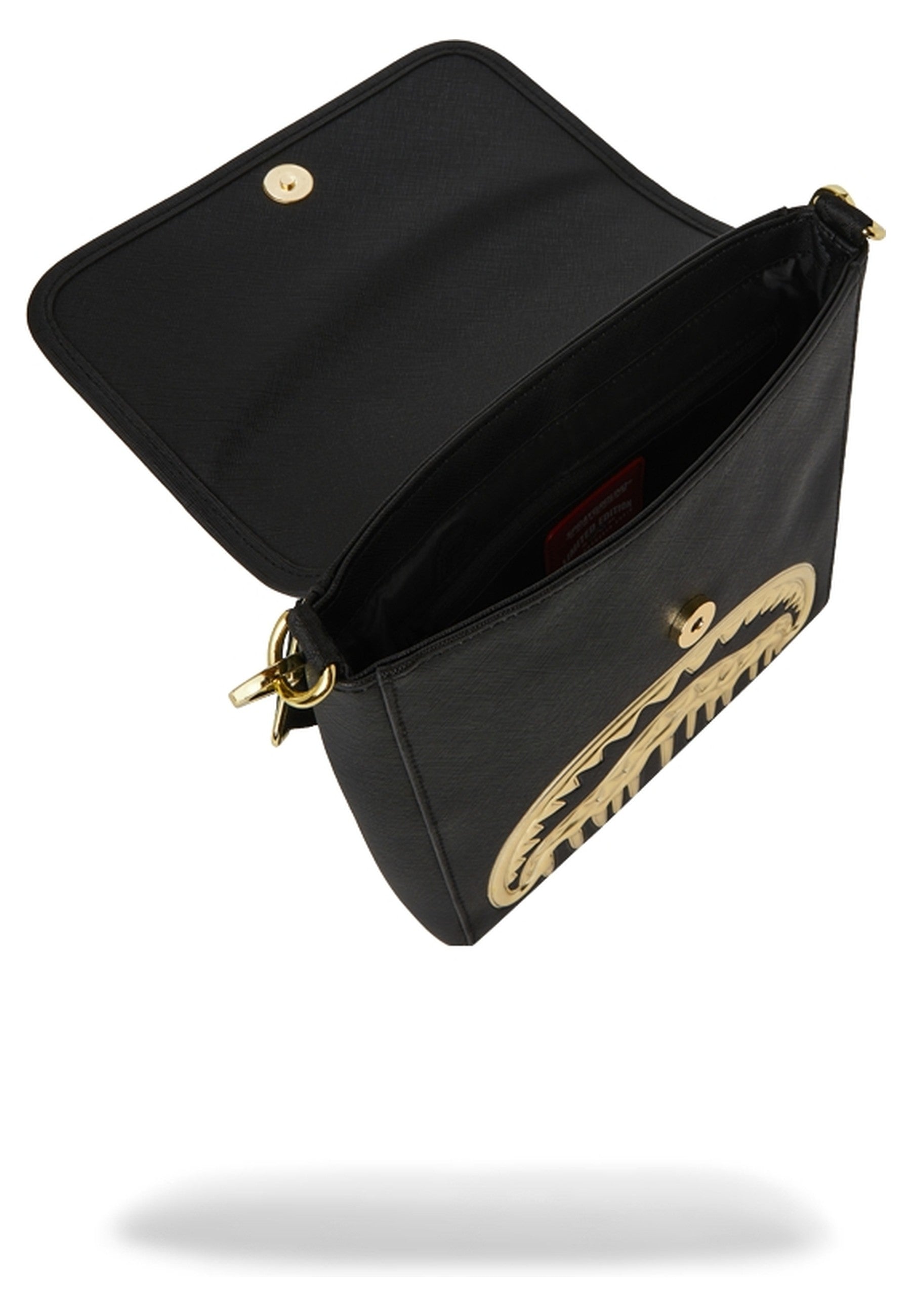 BOLSO SPRAYGROUND NEGRO GOLD AND DANGEROUS MESSENGER BAG