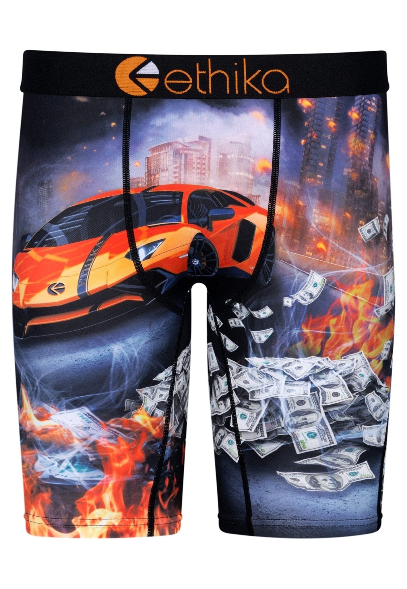 BOXER ETHIKA MONEYED ORANGE/BLACK - AREA ZERO