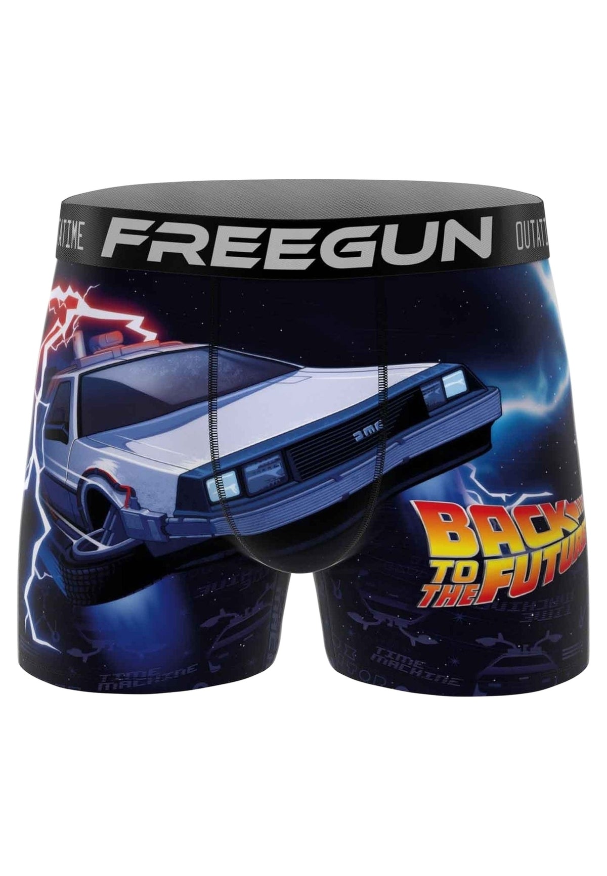 BOXER FREEGUN DELOREAN BACK TO THE FUTURE STANDARD LENGHT TRUNK