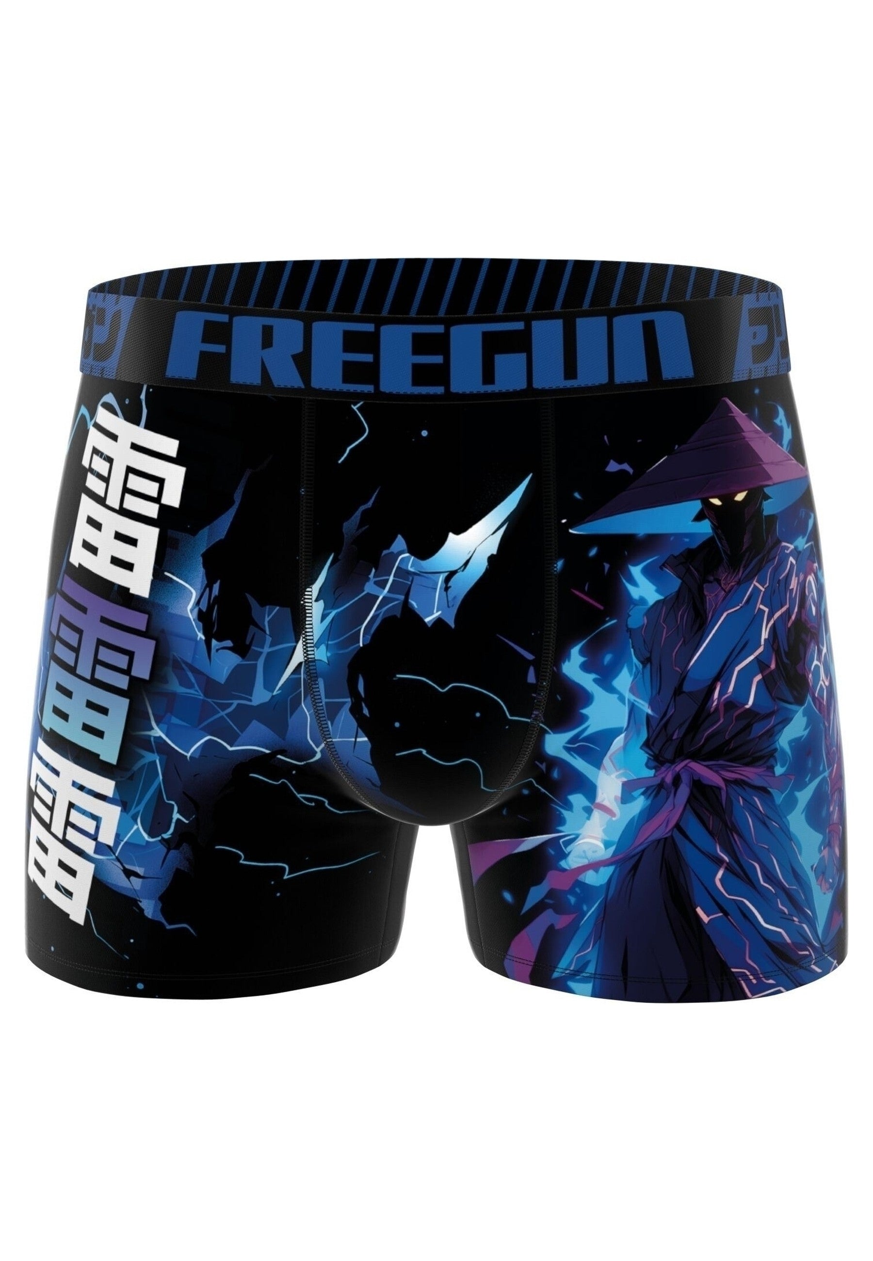 BOXER FREEGUN NEGRO RAYOS NIN STANDARD LENGHT TRUNK