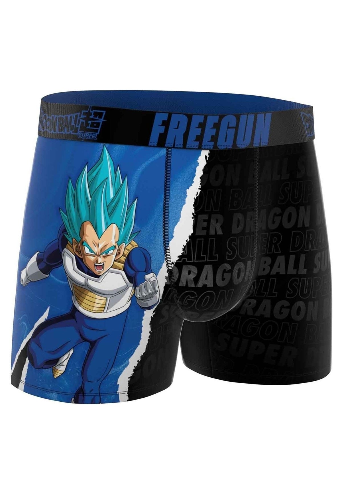 BOXER FREEGUN NEGRO VEGETA STANDARD LENGHT TRUNK