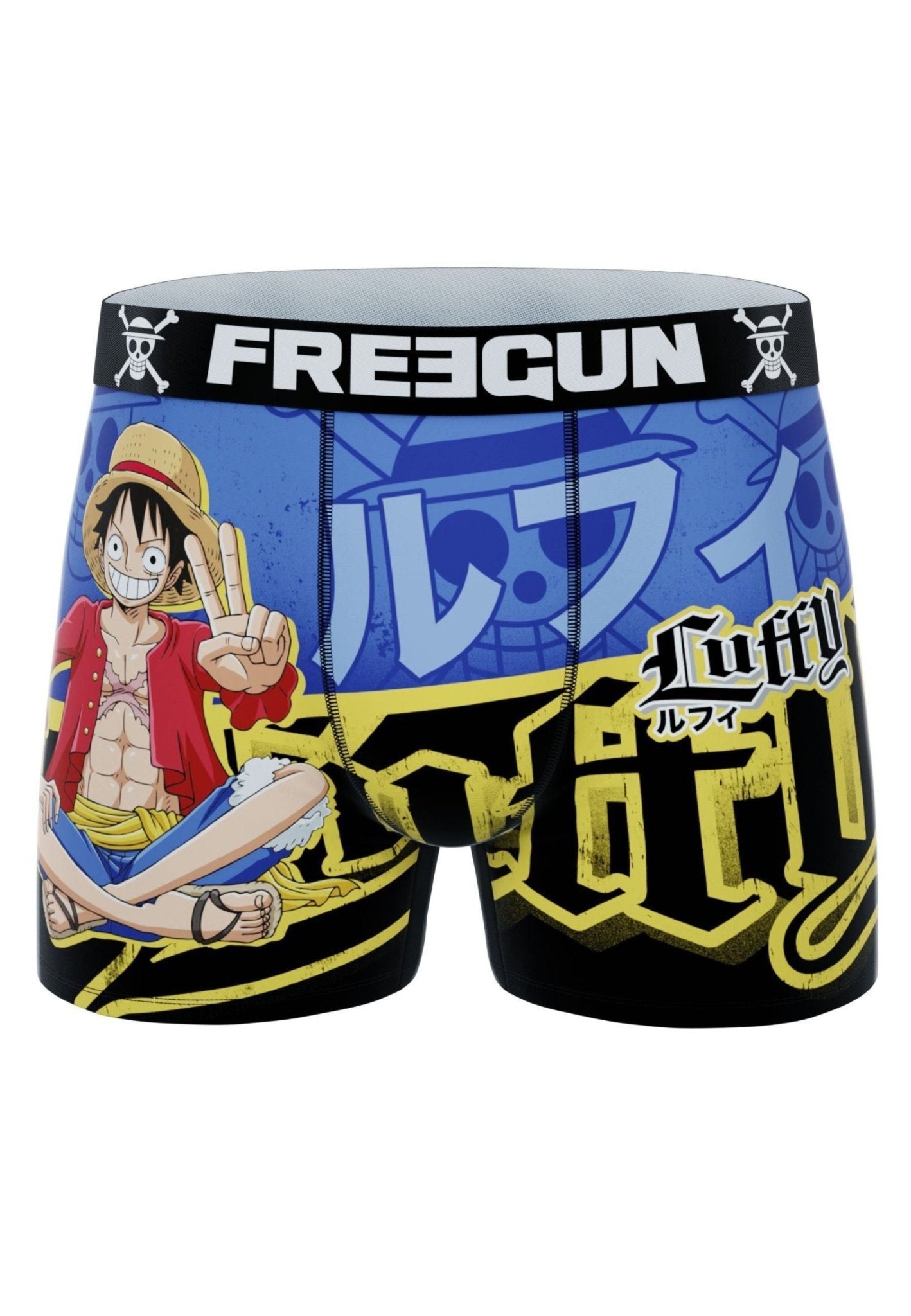 BOXER FREEGUN ONE PIECE LUFFY OP5 LUF STANDARD LENGHT BRIEF - AREA ZERO