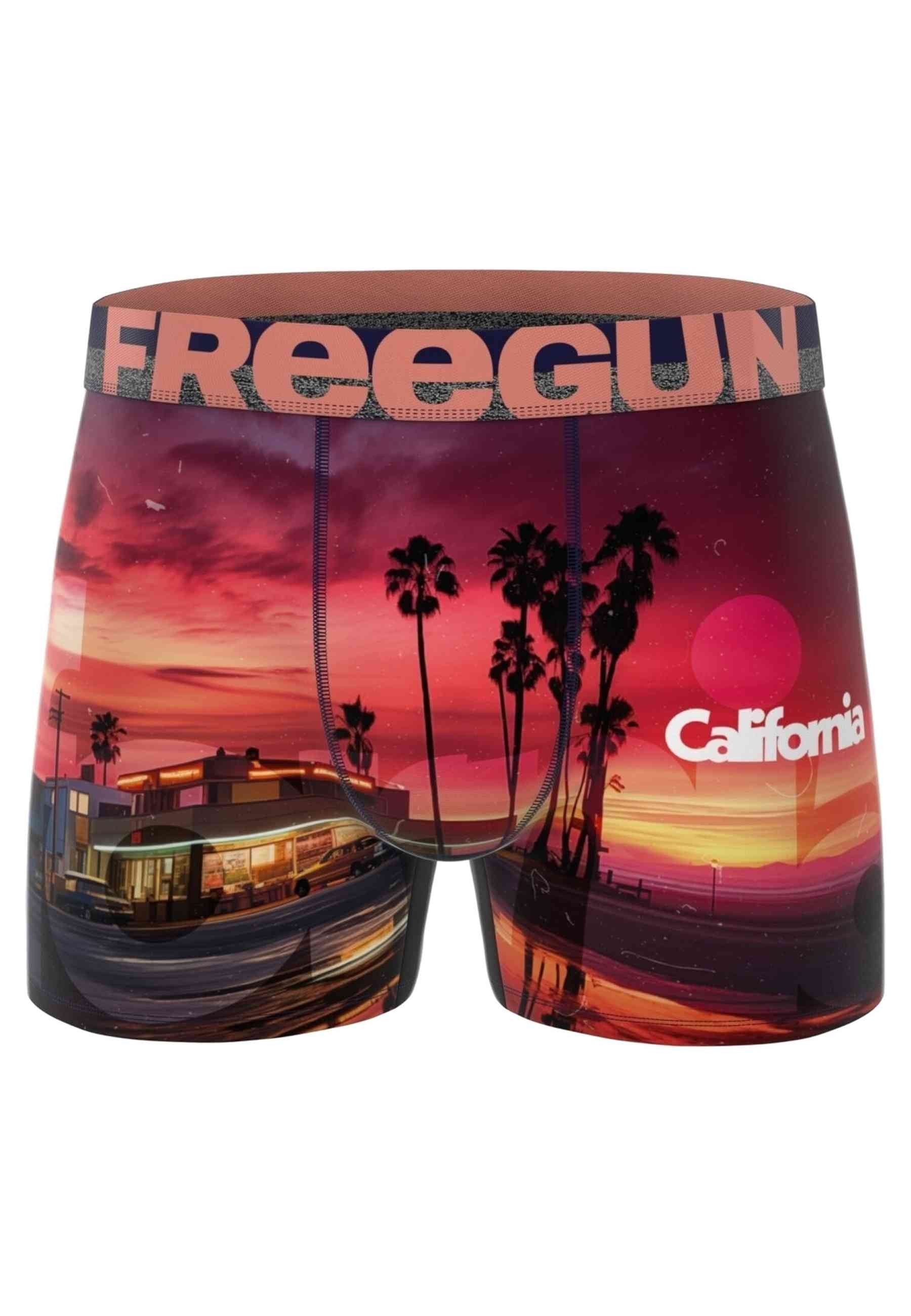 BOXER FREEGUN ROJO CALIFORNIA SUNSET STANDARD LENGHT TRUNK