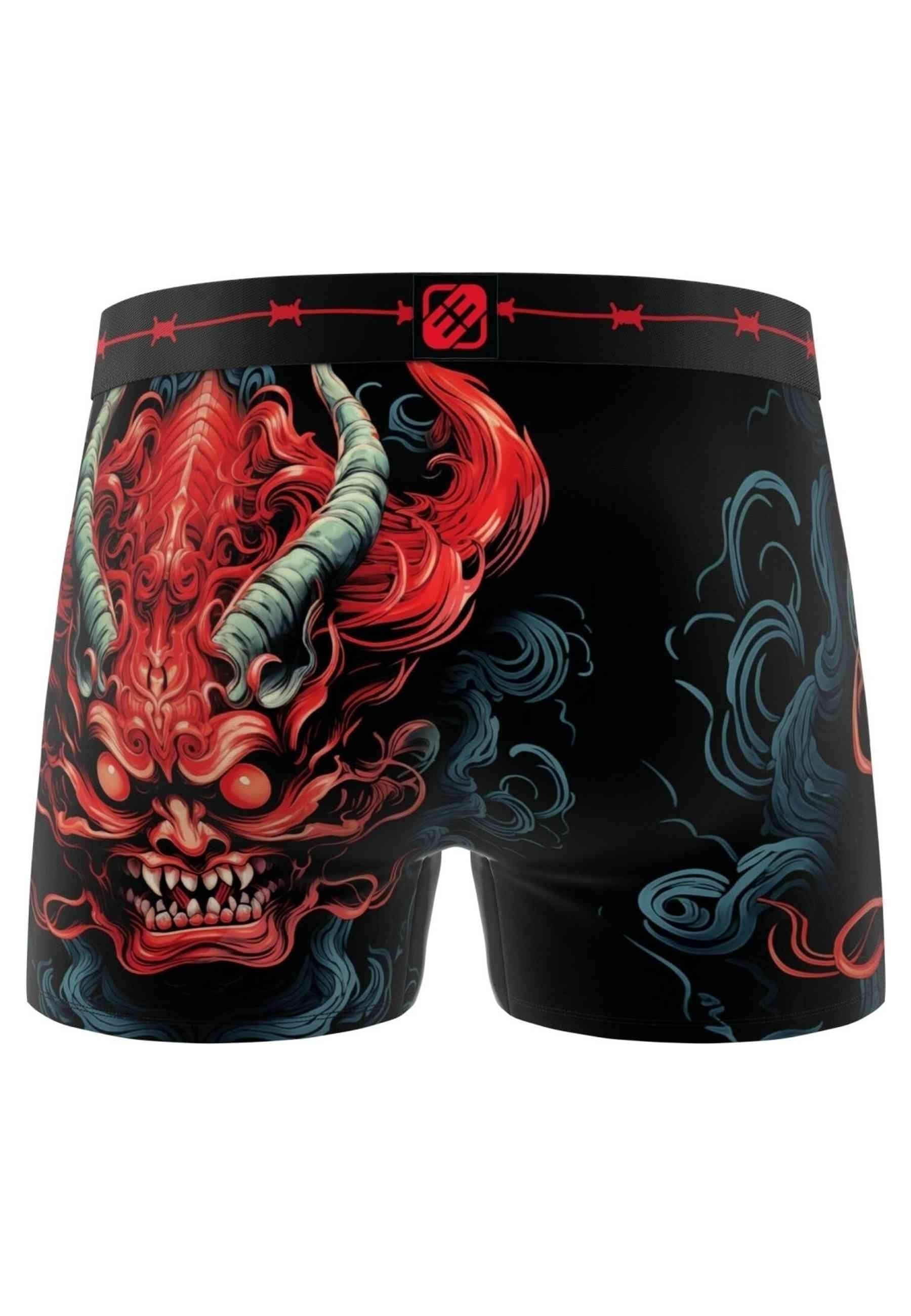 BOXER FREEGUN ROJO DEMONIO ONI STANDARD LENGHT TRUNK