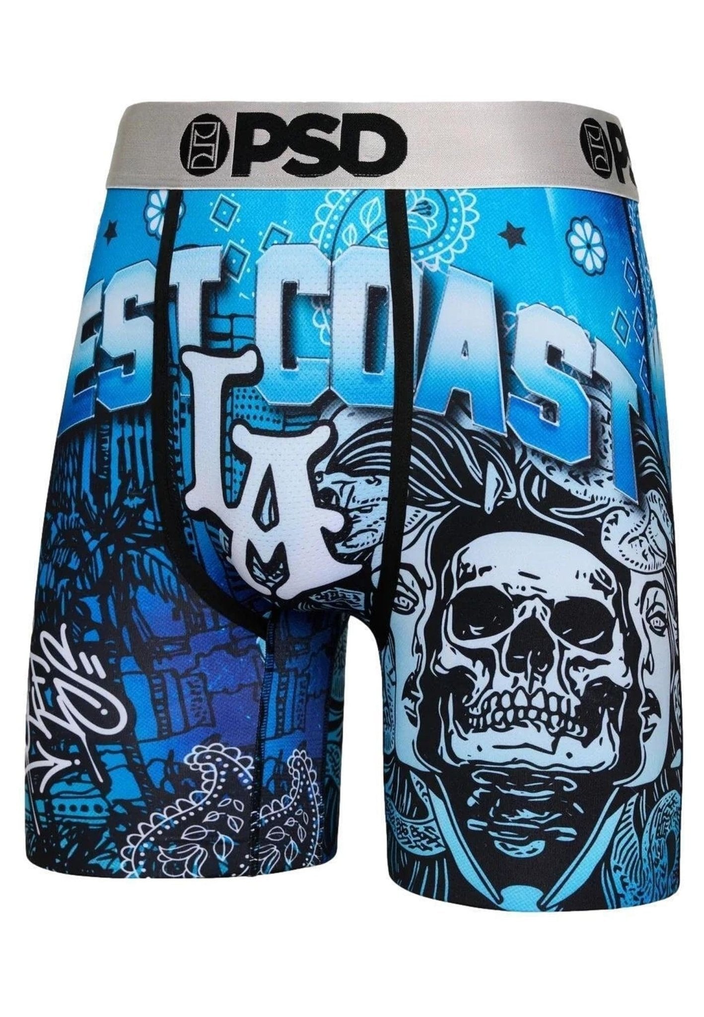 BOXER PSD AZUL WEST COAST LOST ANGEL CORE FIT LENGHT - AREA ZERO