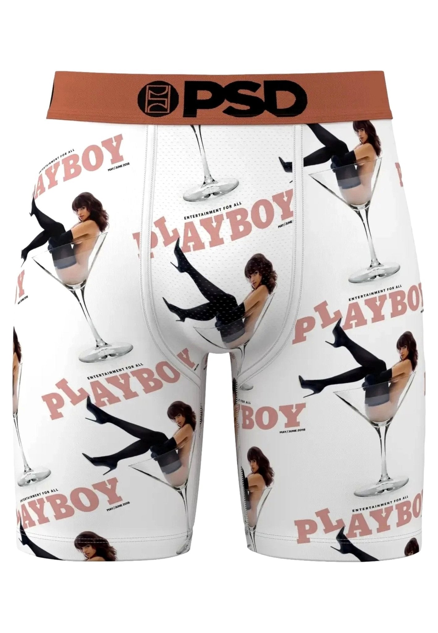 BOXER PSD BLANCO PLAYBOY MARTINI GIRL CORE FIT LENGHT - AREA ZERO