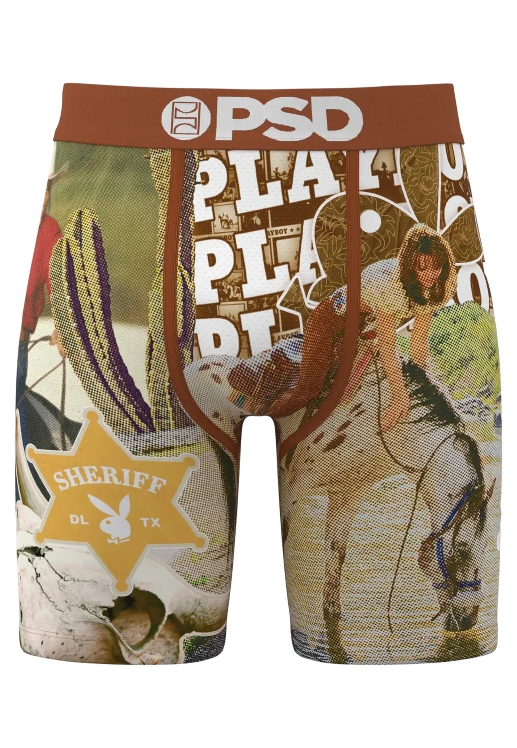 BOXER PSD MARRON PLAYBOY NEW SHERIFF STANDARD LENGHT TRUNK