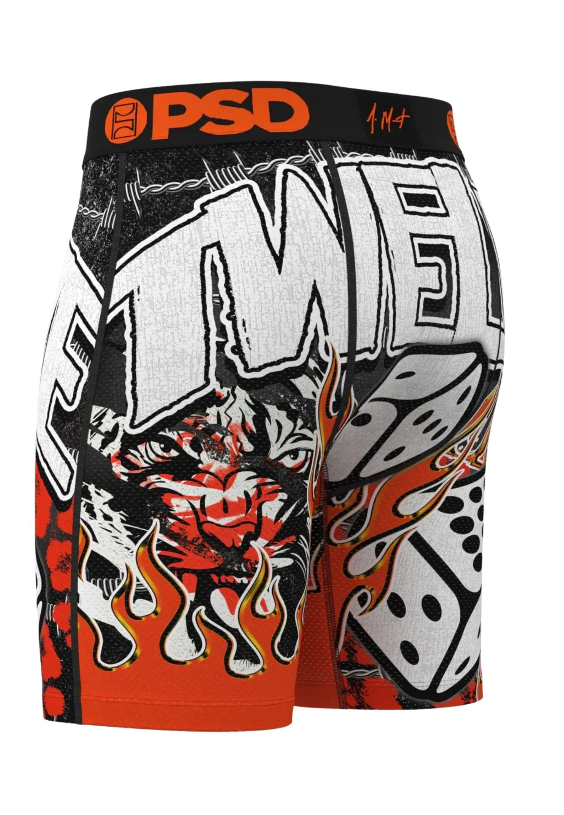 BOXER PSD NARANJA JATWELVE DICE STANDARD LENGHT BRIEF