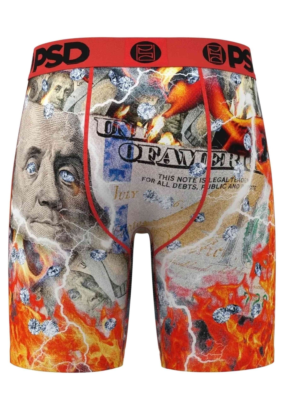 BOXER PSD NARANJA MONEY STORM STANDARD LENGTH TRUNK