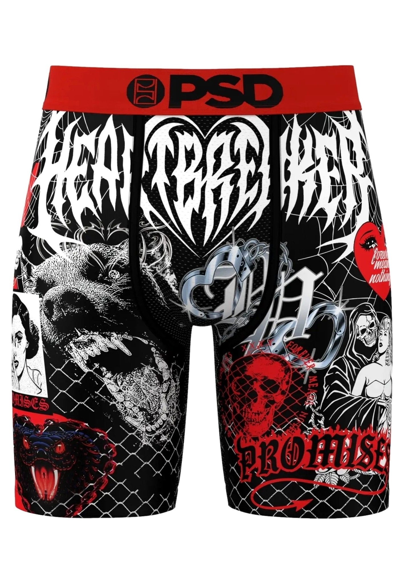 BOXER PSD NEGRO BROKEN PROMISES STANDARD LENGHT BRIEF - AREA ZERO