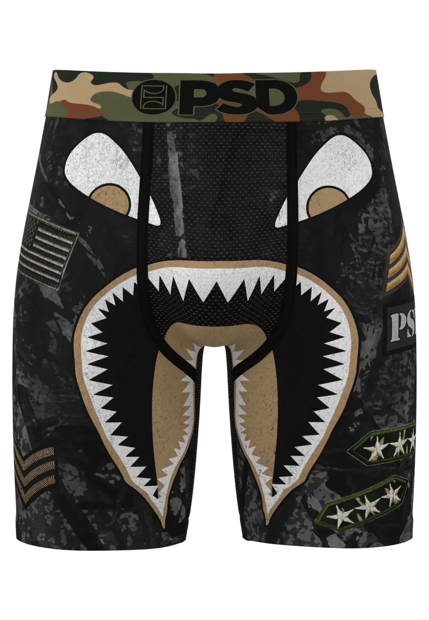 BOXER PSD NEGRO CAMUFLAJE WF PSD ARMY STANDARD LENGHT TRUNK