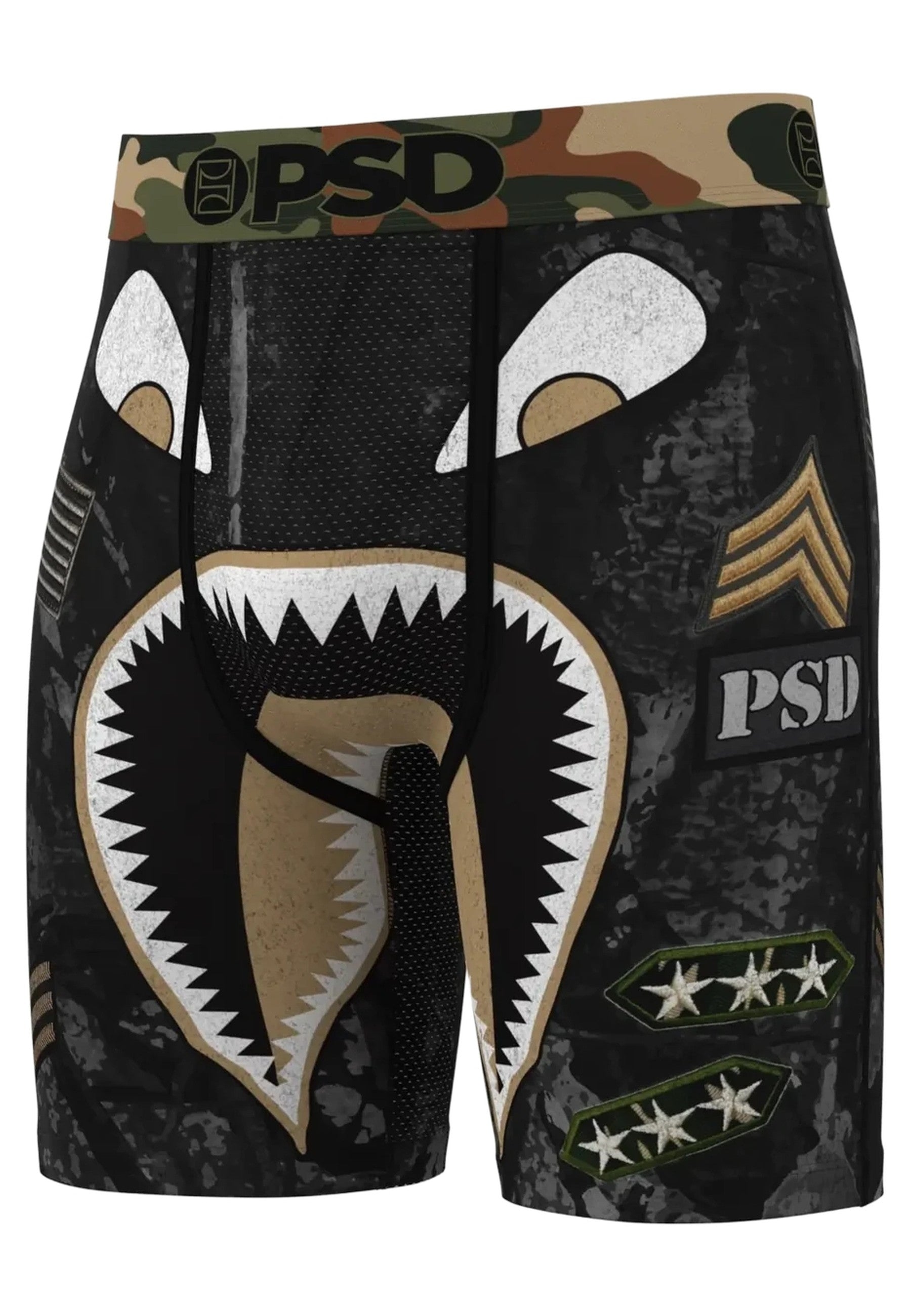 BOXER PSD NEGRO CAMUFLAJE WF PSD ARMY STANDARD LENGHT TRUNK